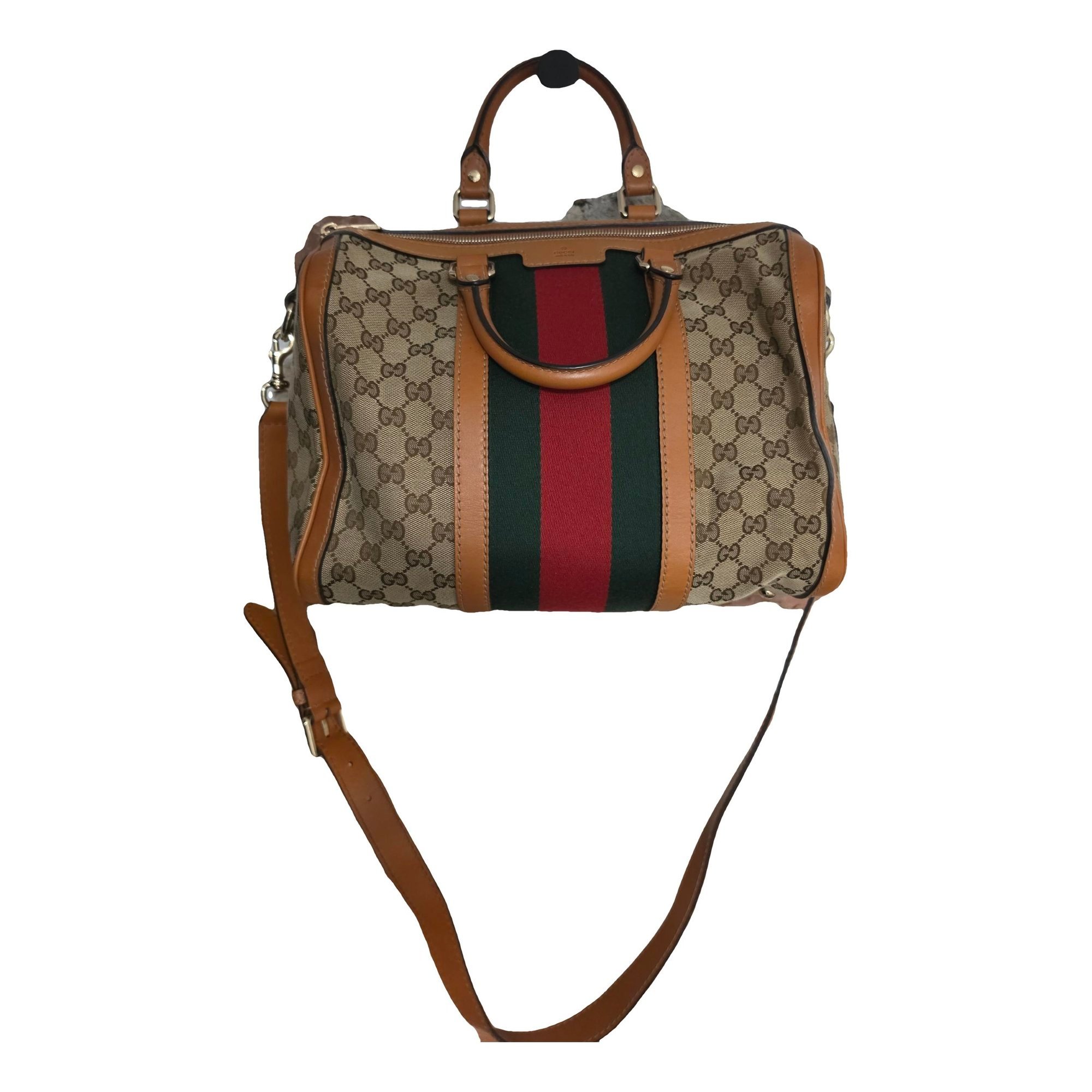 Boston leather bag