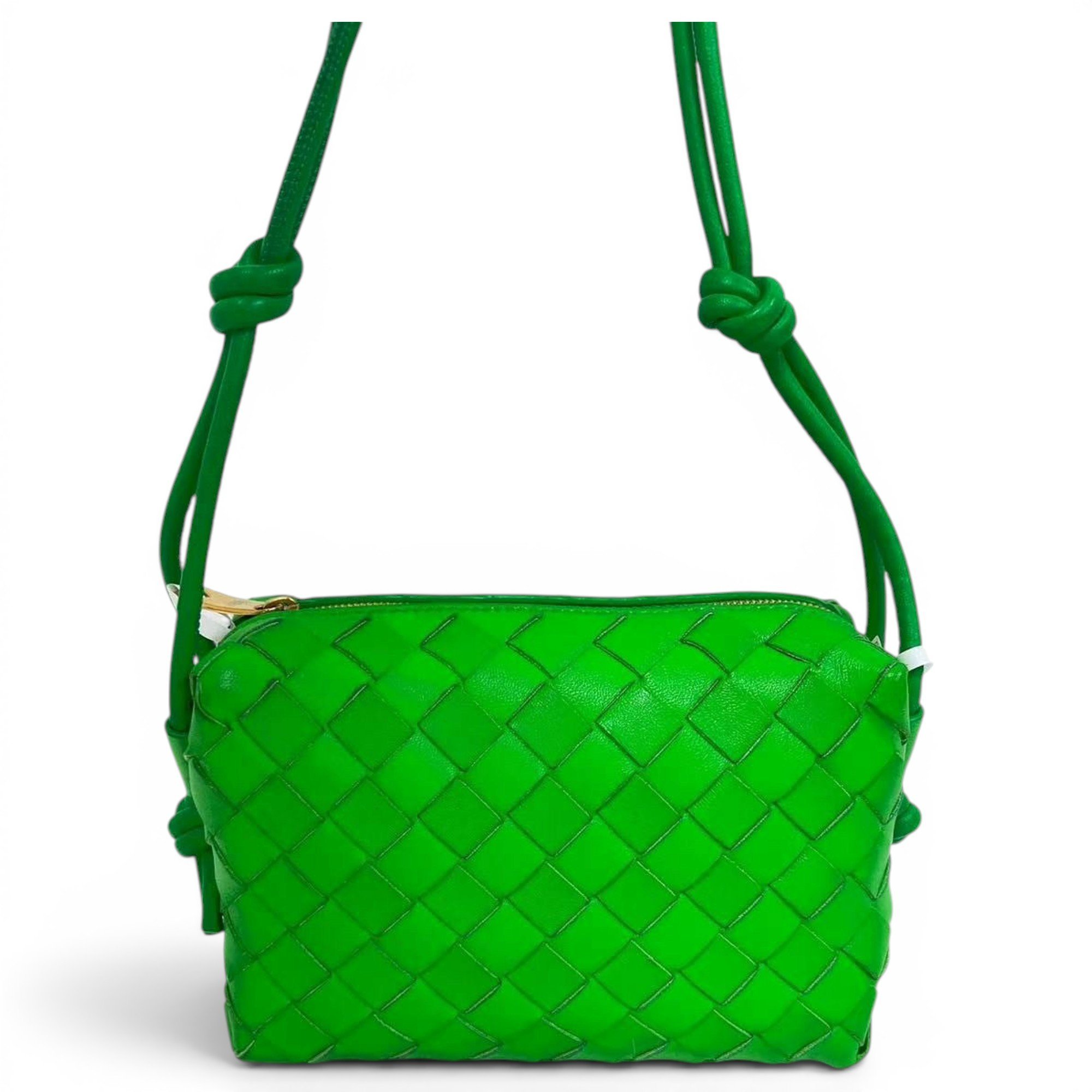 Loop leather handbag
