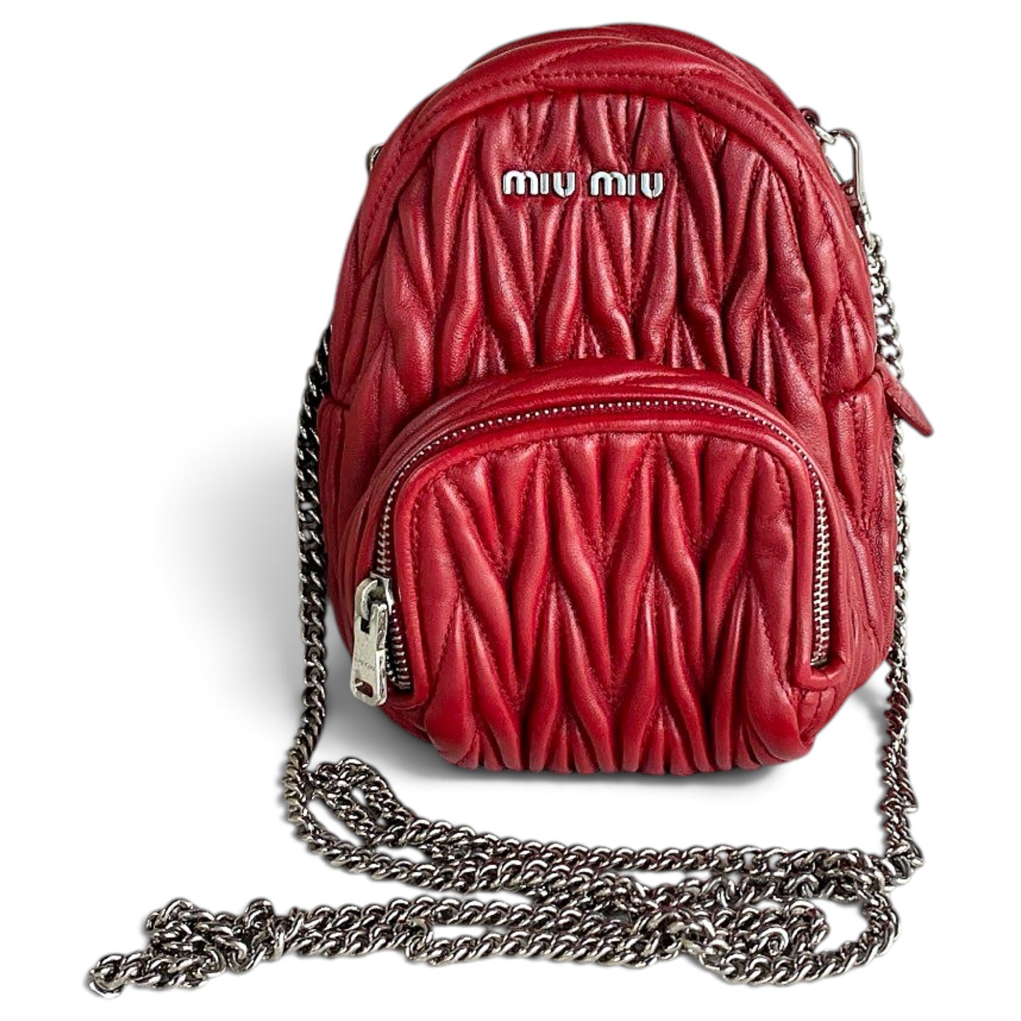 Leather backpack
