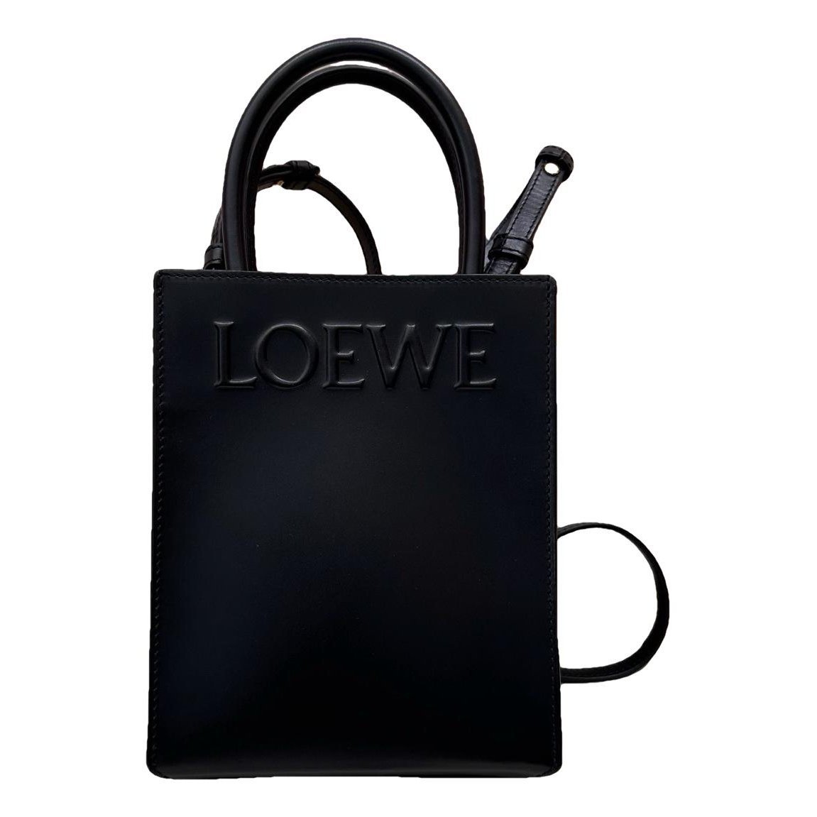 A5 leather tote