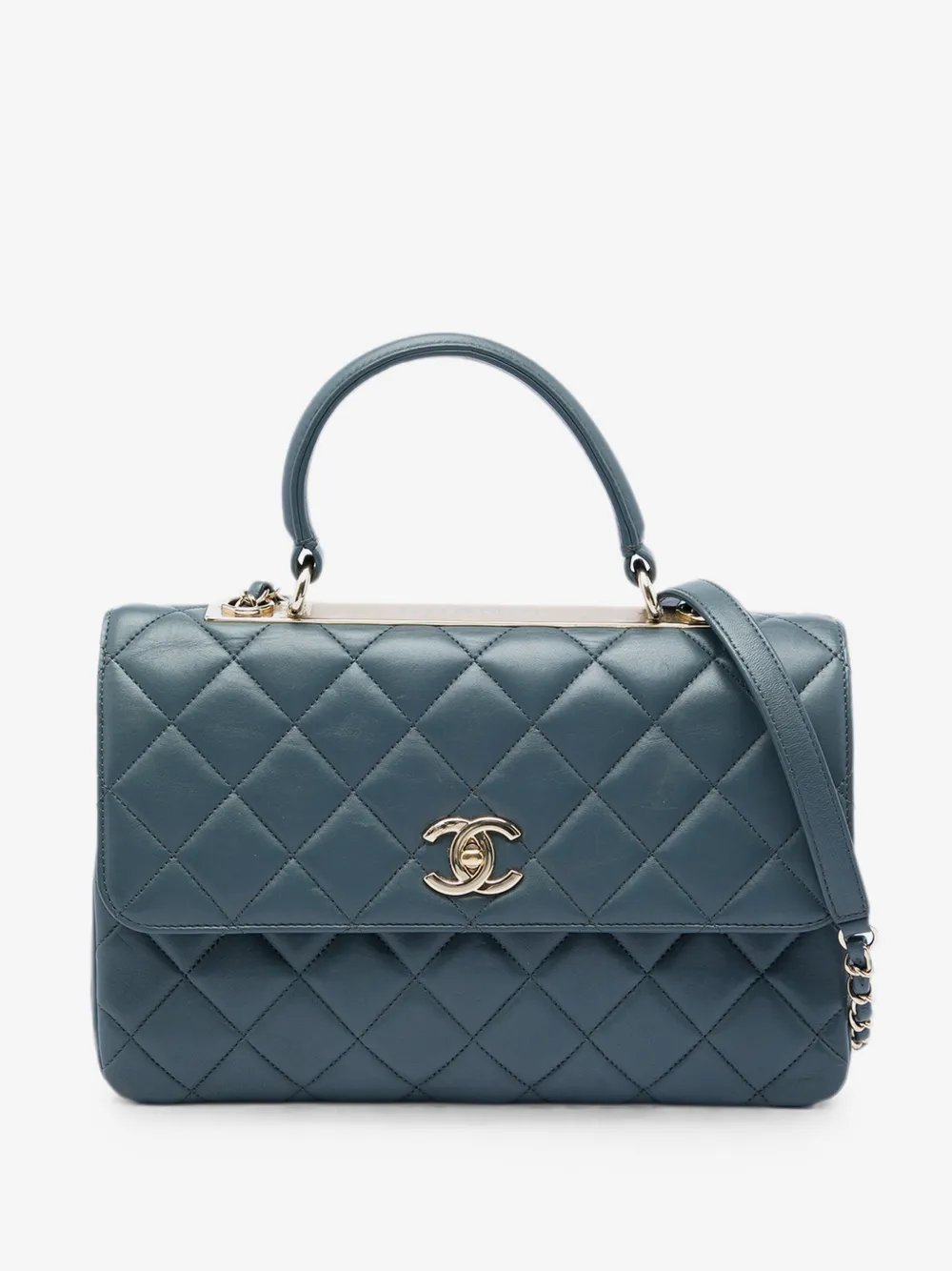 2018-2019 Medium Lambskin Trendy CC Flap satchel