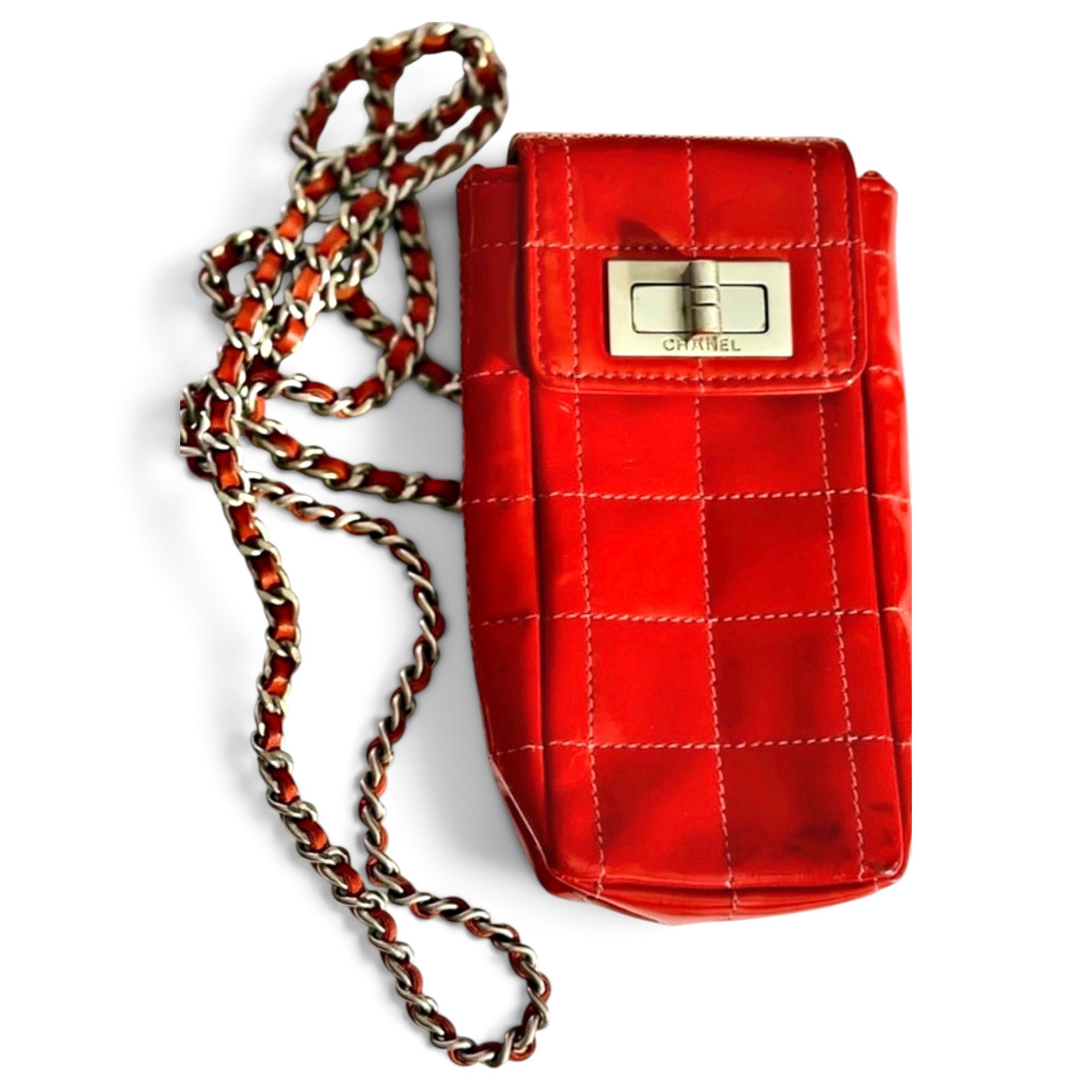 2.55 Phone patent leather mini bag