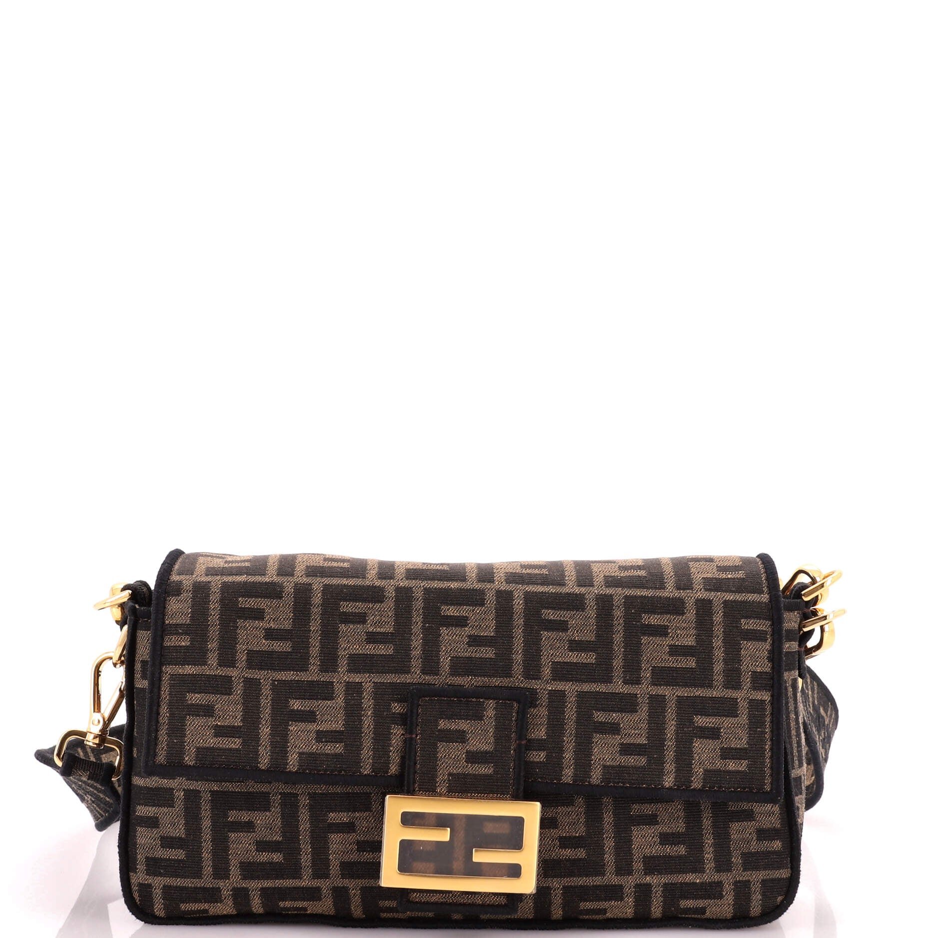Fendi Baguette NM Bag Zucca Canvas Medium