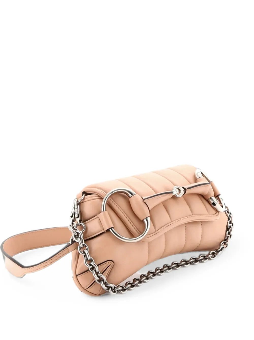 Horsebit Chain Vertical Quilted Leather Small shoulder bag