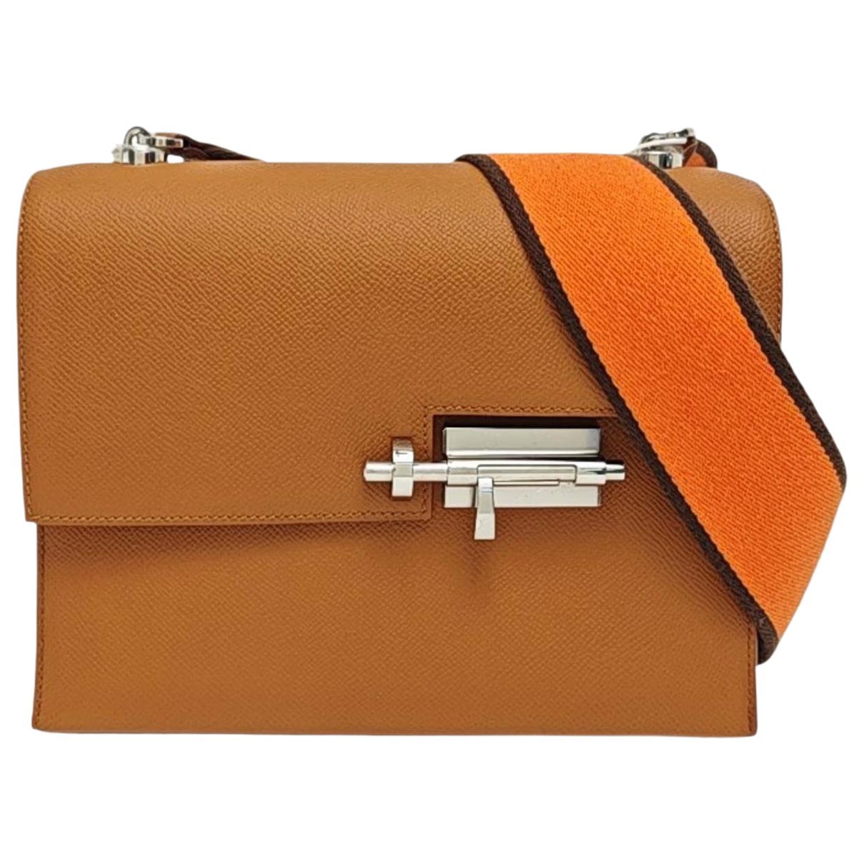 Verrou leather handbag