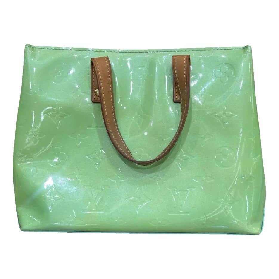 Reade patent leather handbag