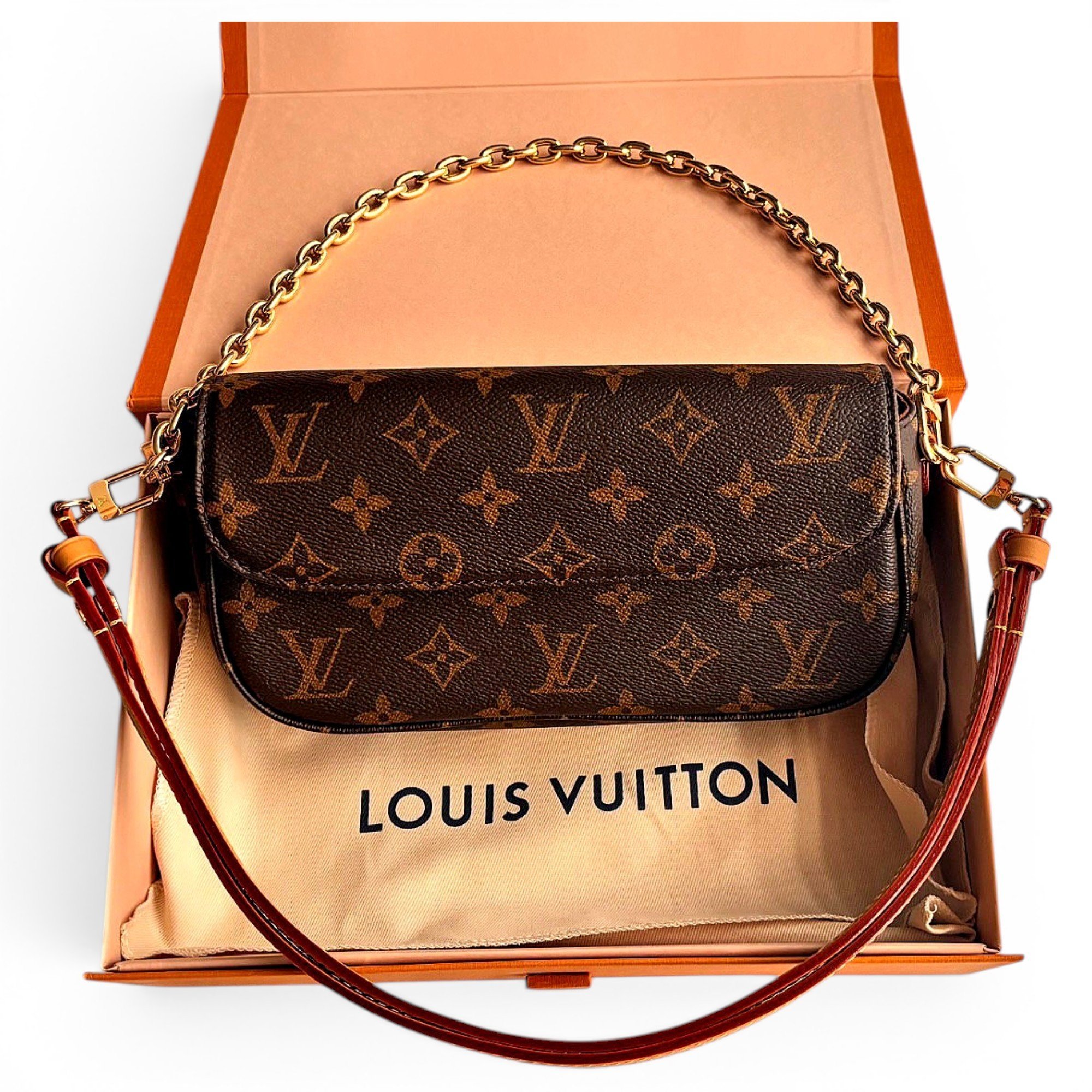 Ivy leather handbag