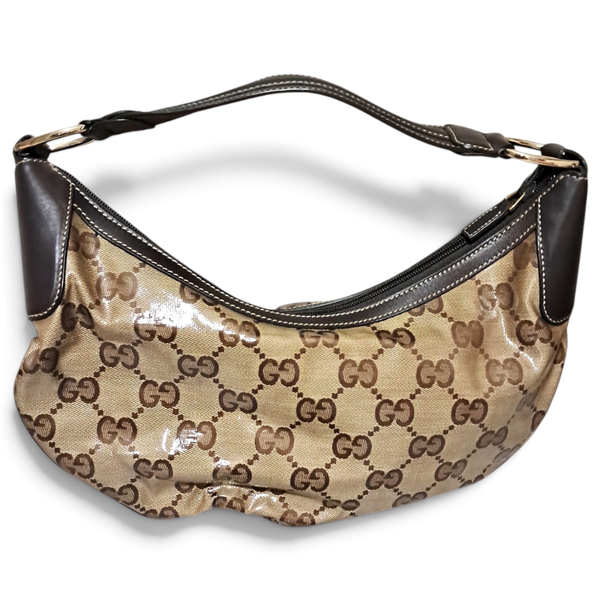 Hobo leather handbag