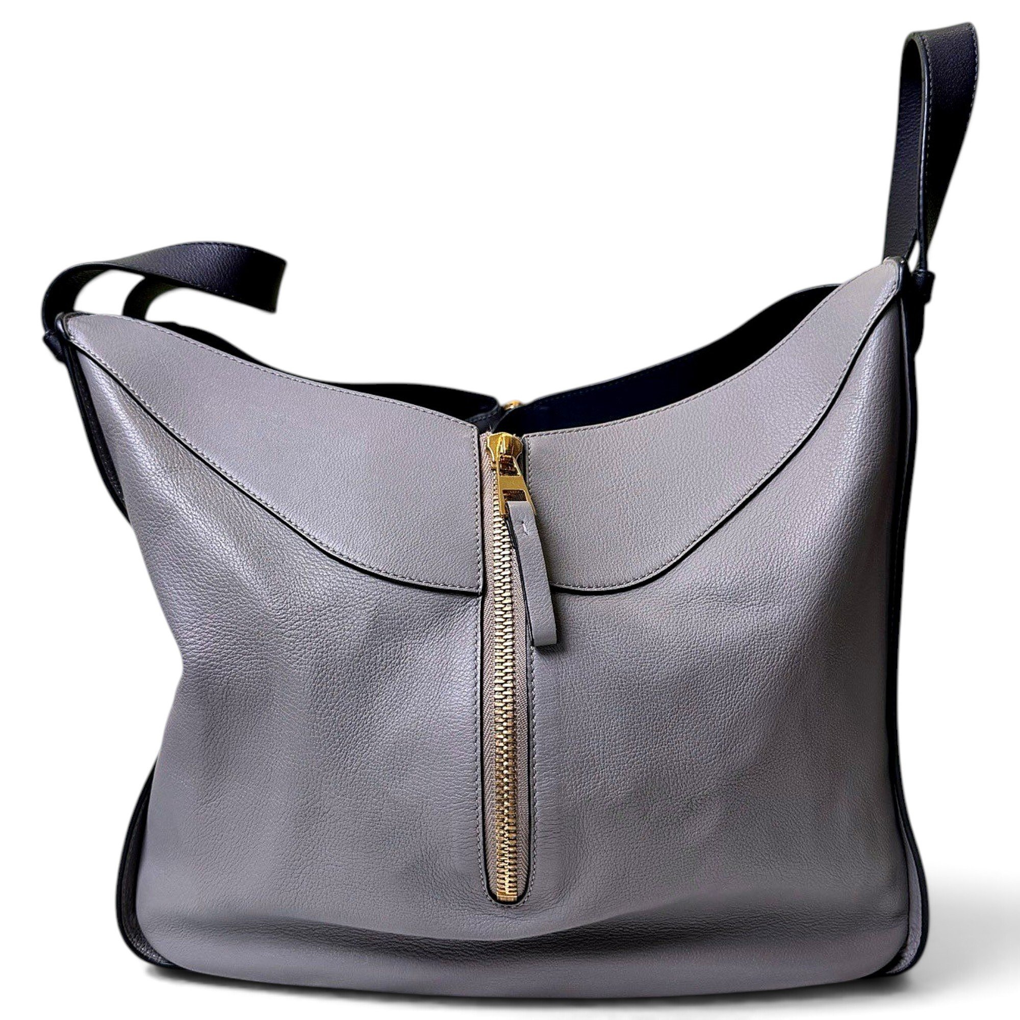 Hammock leather handbag