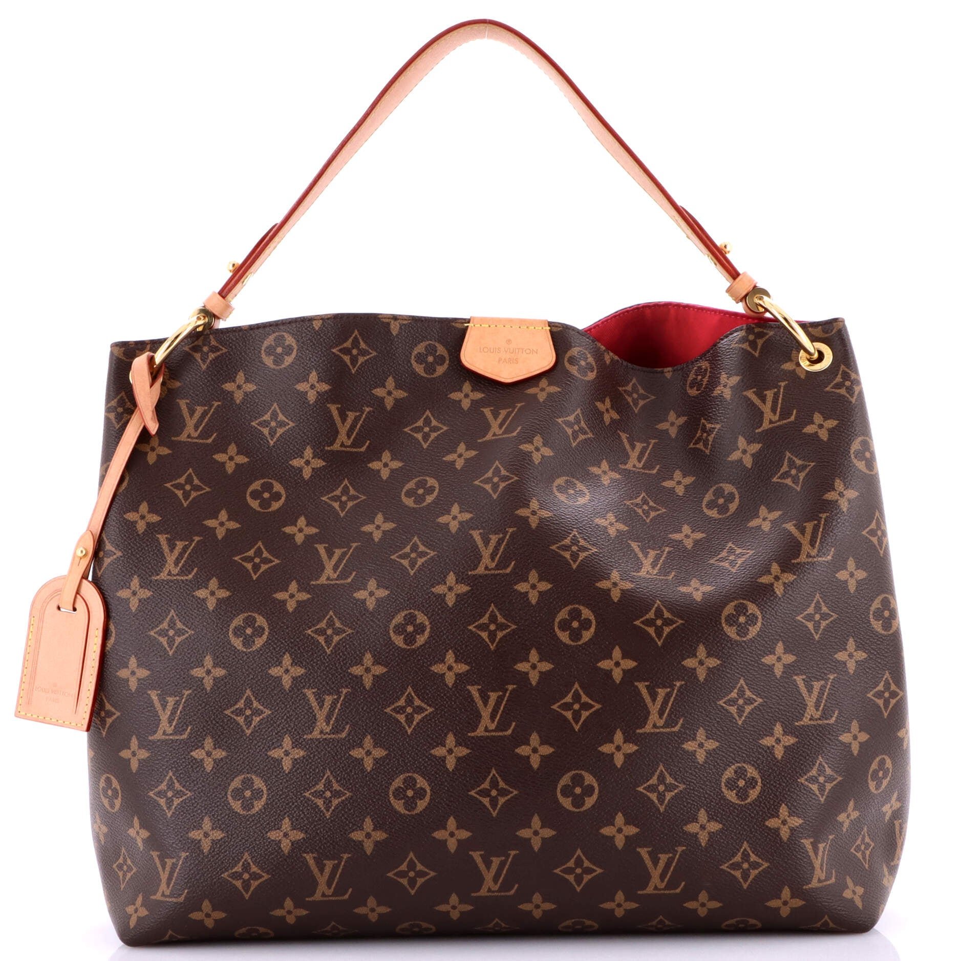 Louis Vuitton Graceful Handbag Monogram Canvas MM