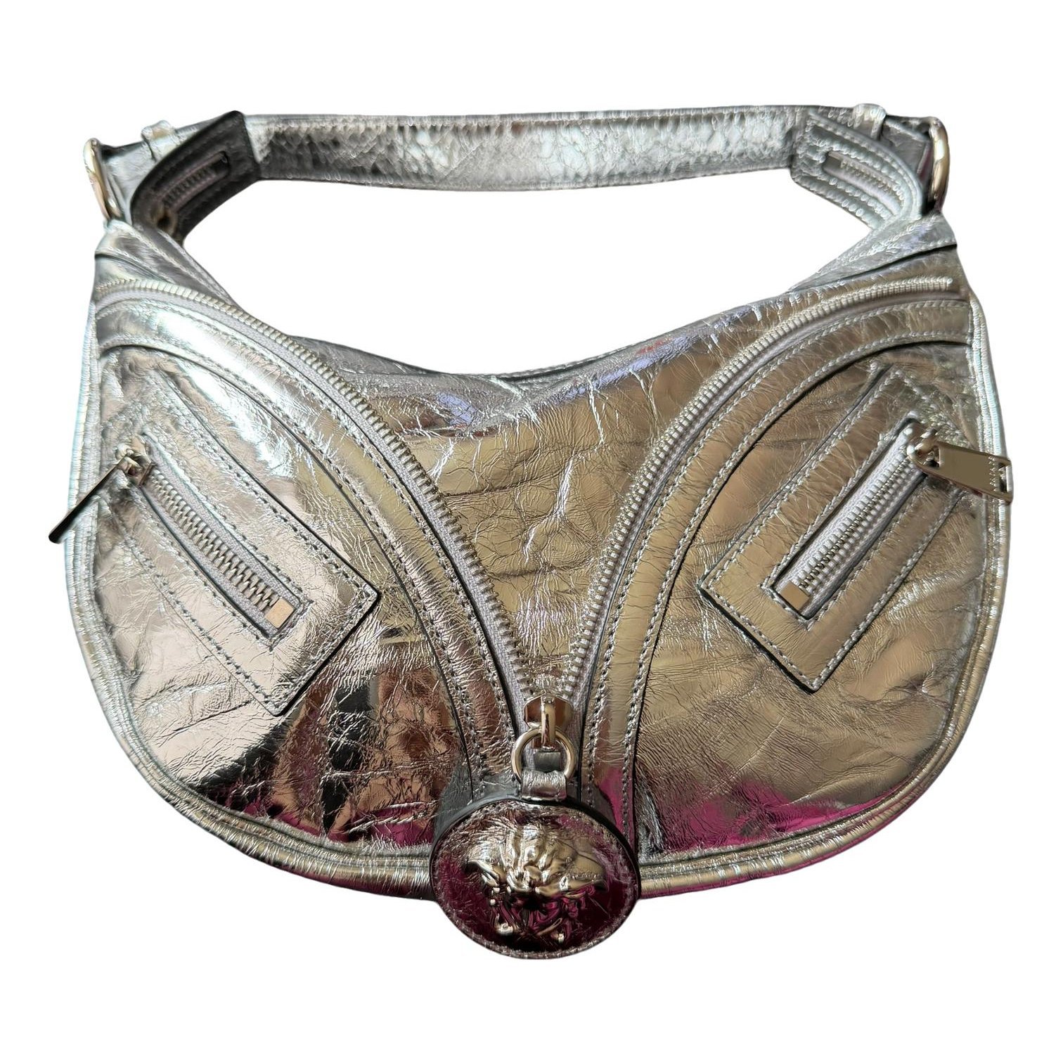 Patent leather handbag