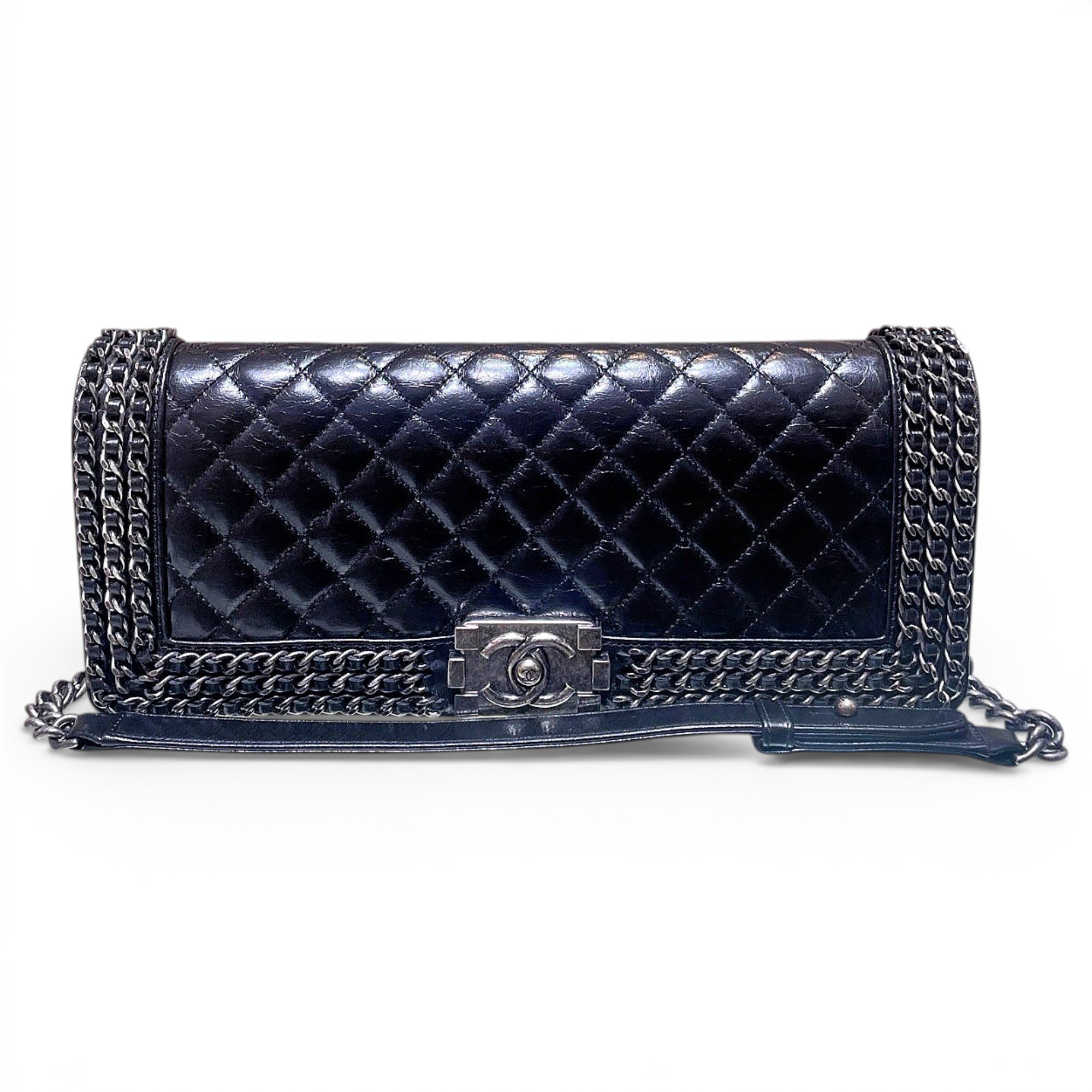 Boy leather crossbody bag