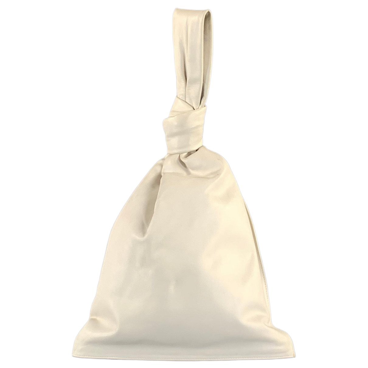 Twist leather handbag