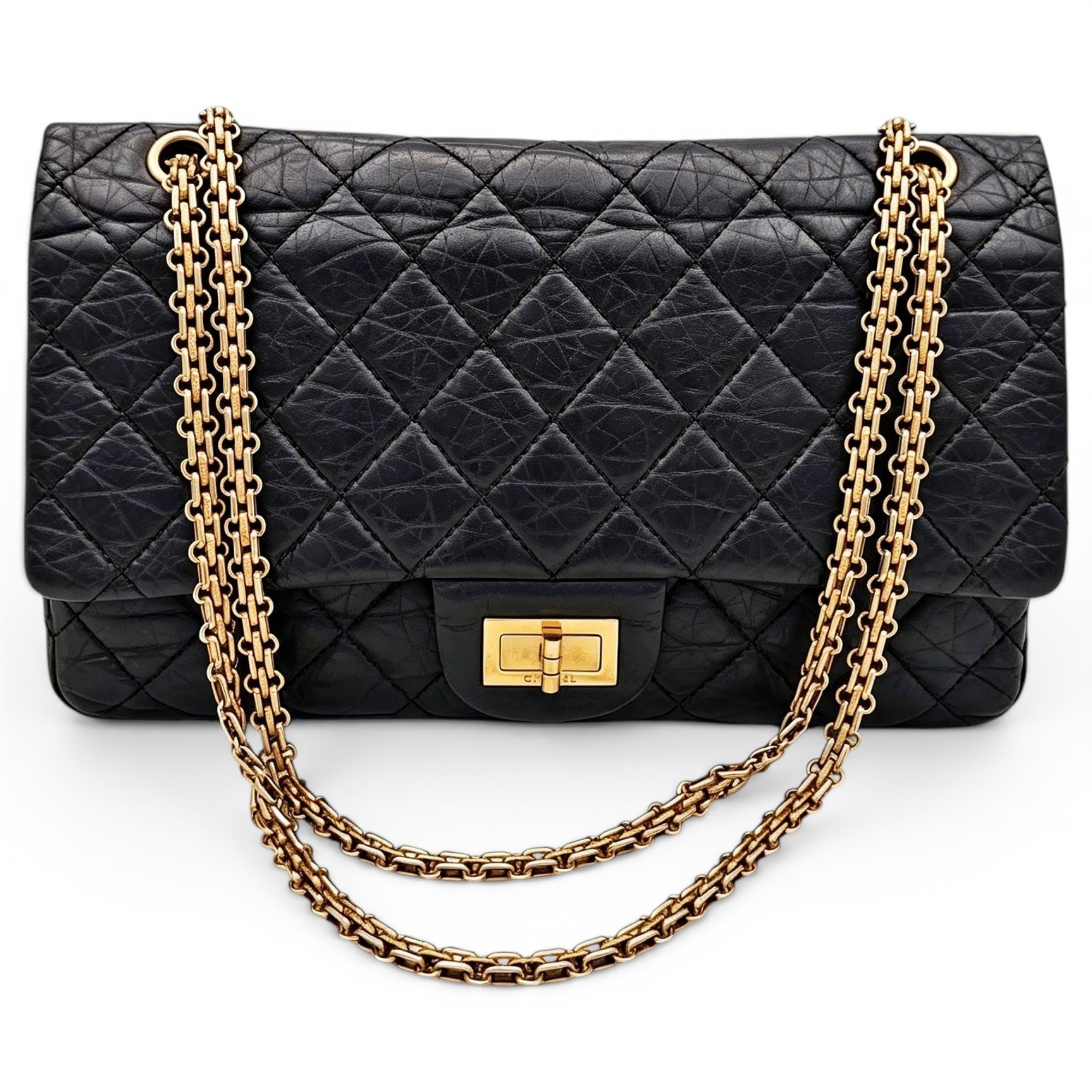 2.55 leather handbag