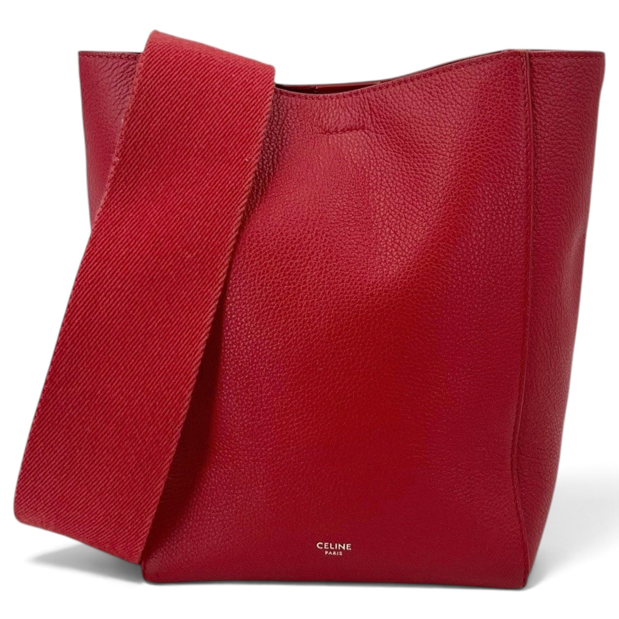 Seau Sangle leather handbag