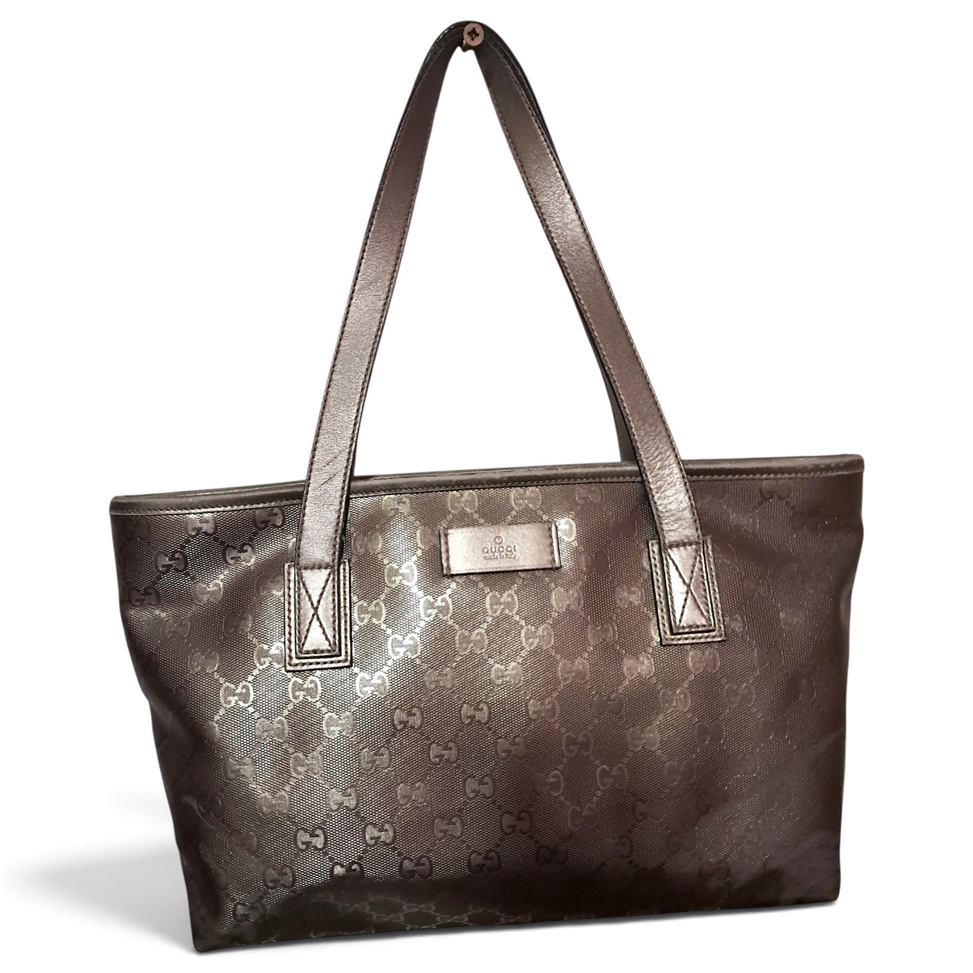 Leather tote