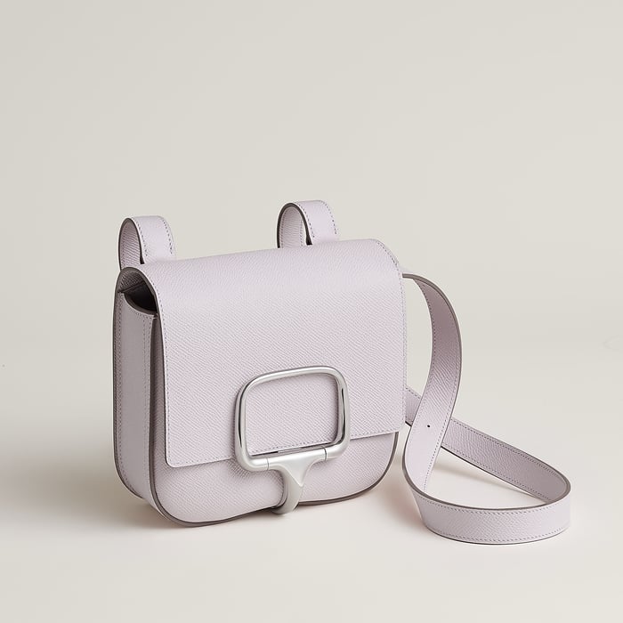 Mauve Pâle Hermès Della Cavalleria Mini Bag II