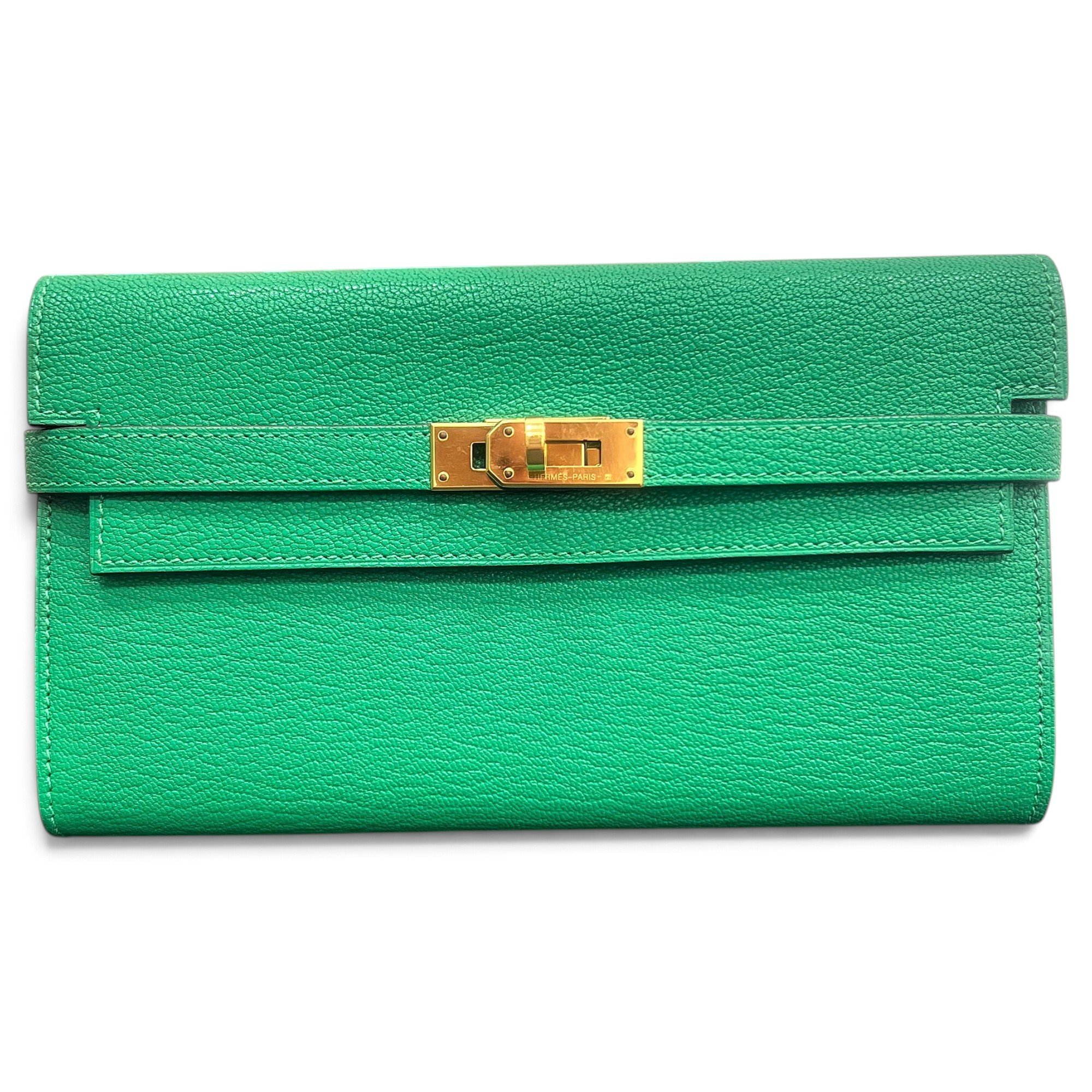 Kelly to go leather clutch bag