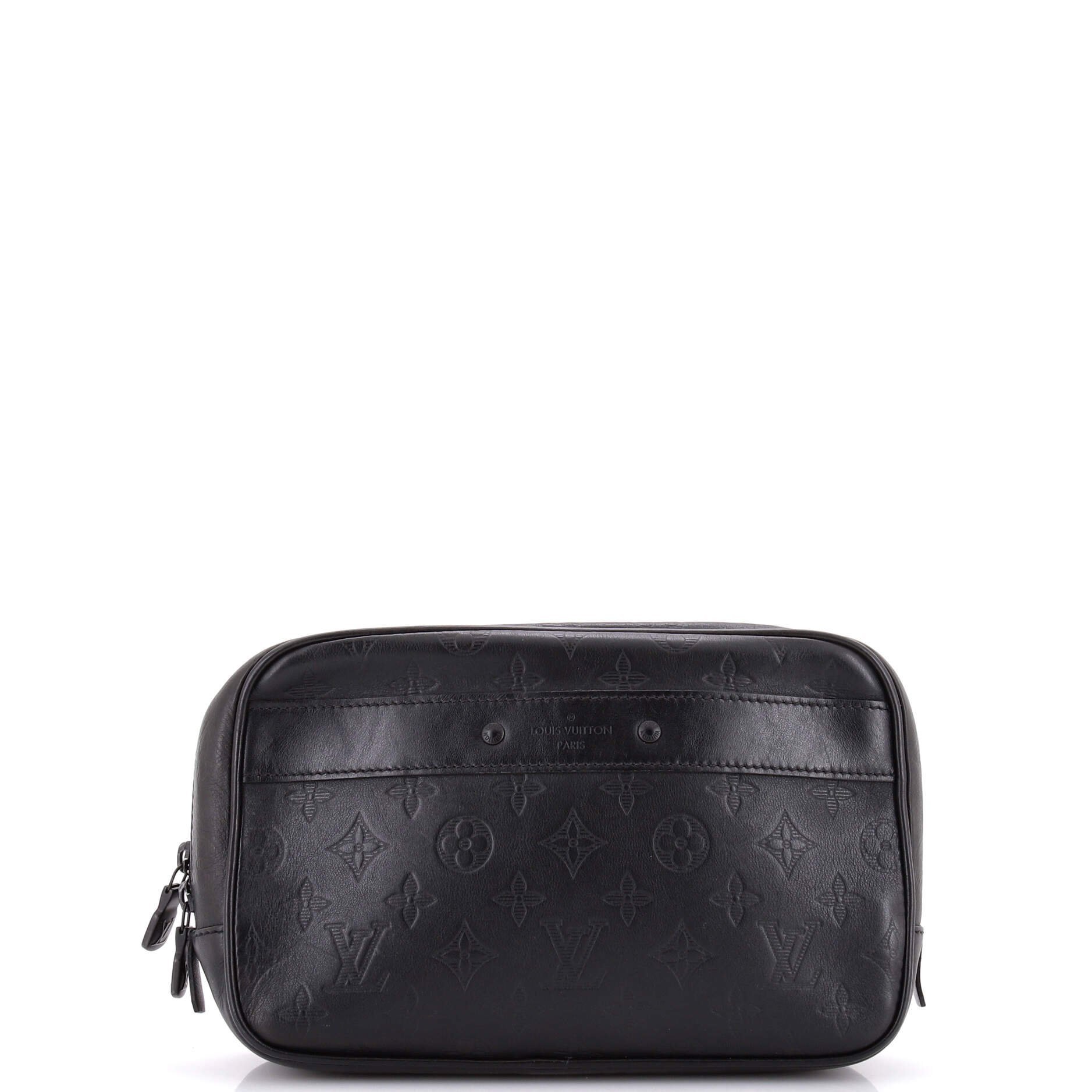 Leather vanity case