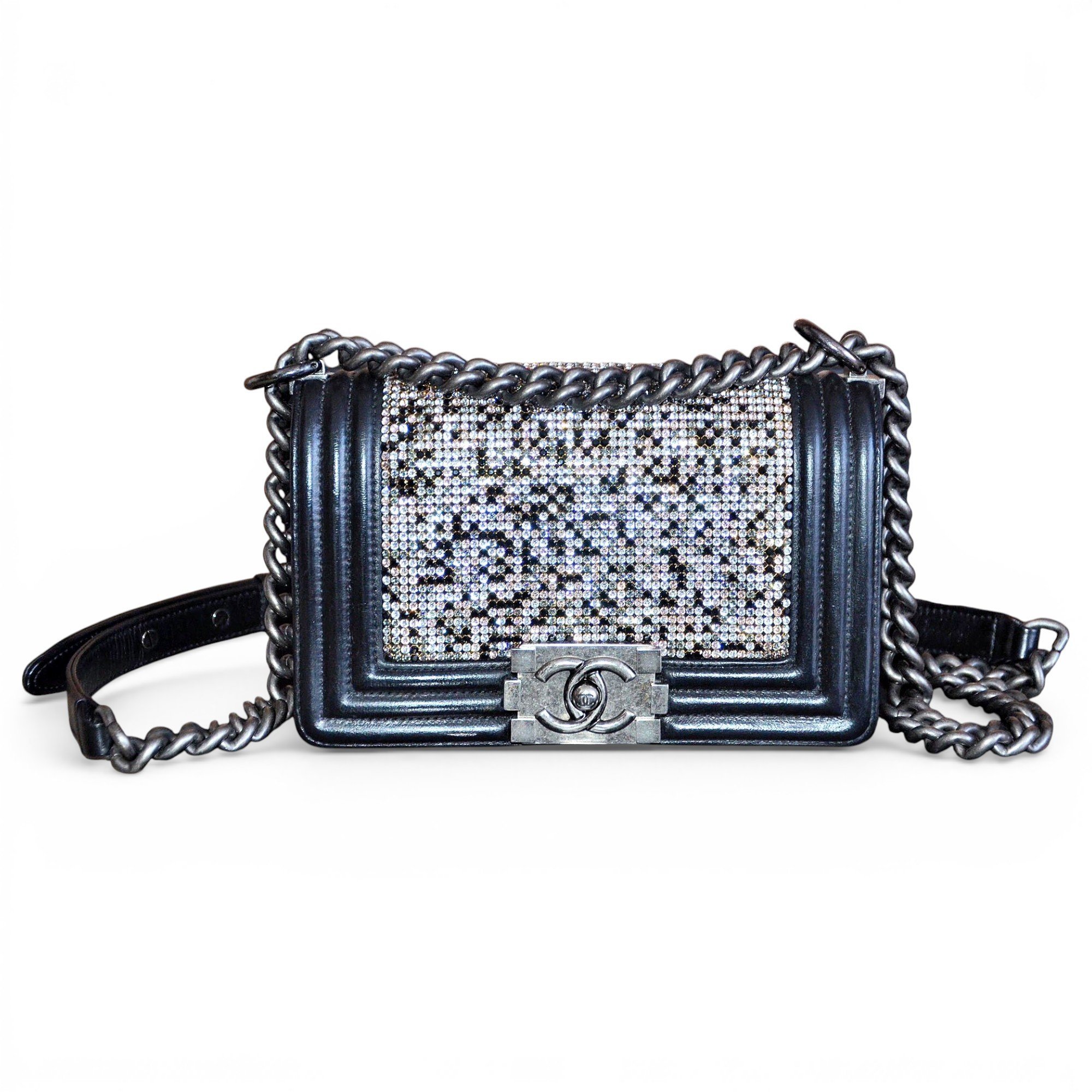 Boy leather crossbody bag