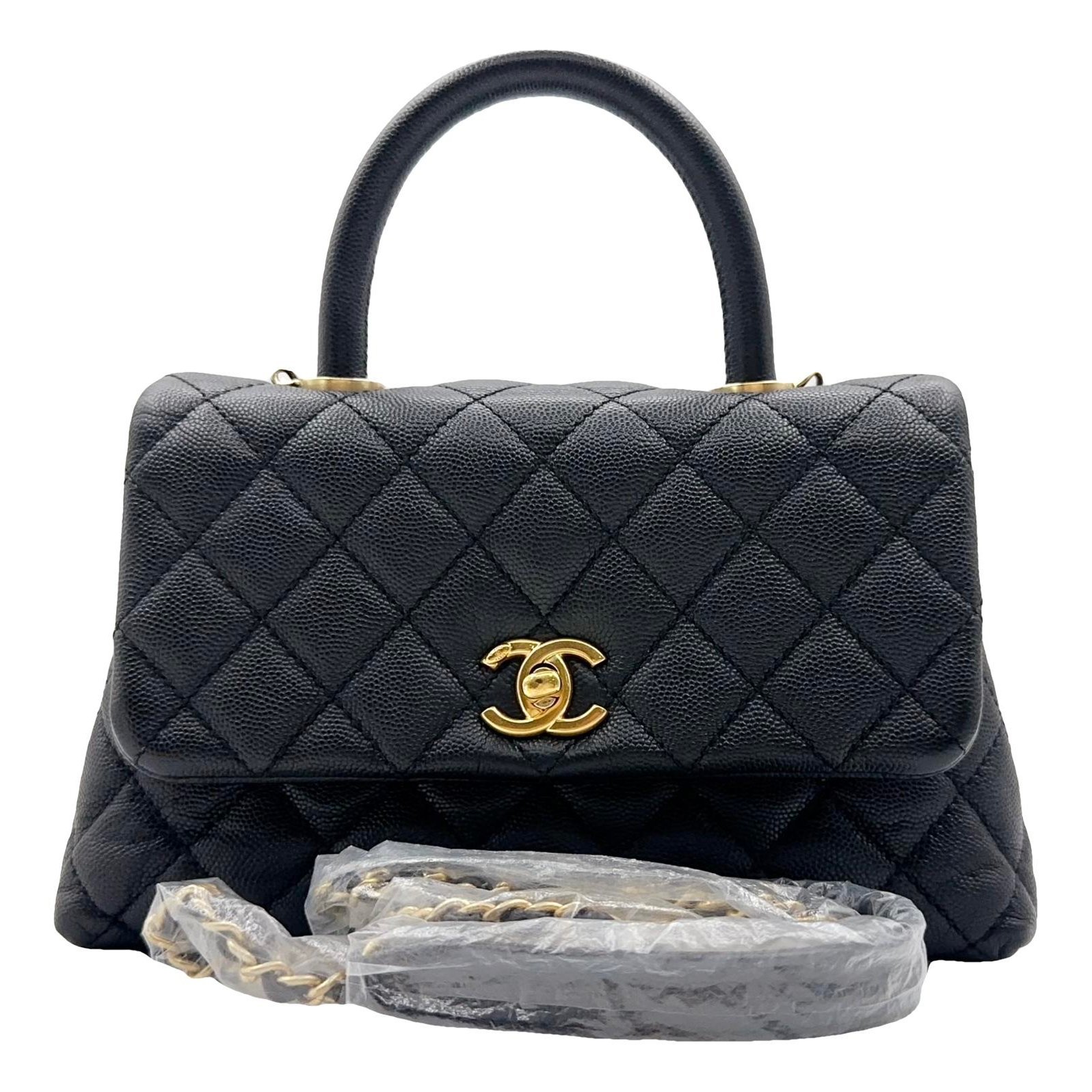 Coco Handle leather handbag