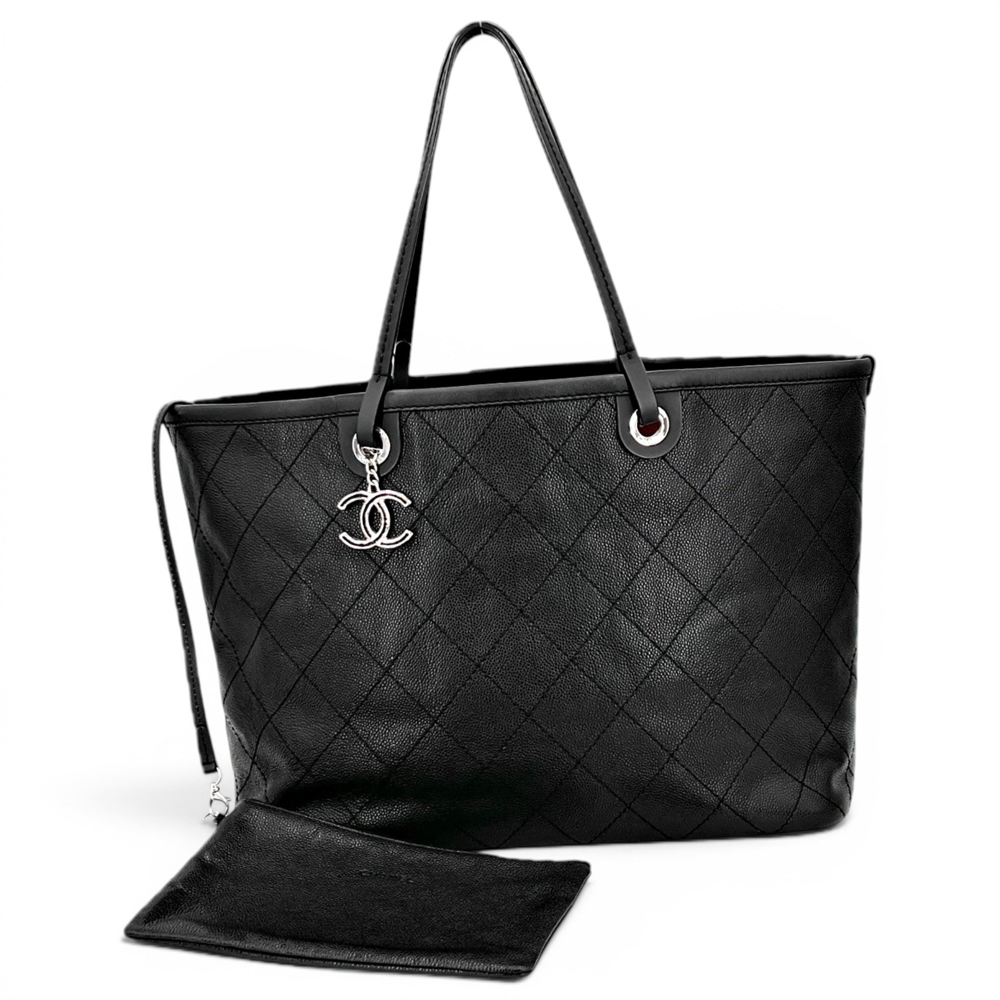 Leather tote