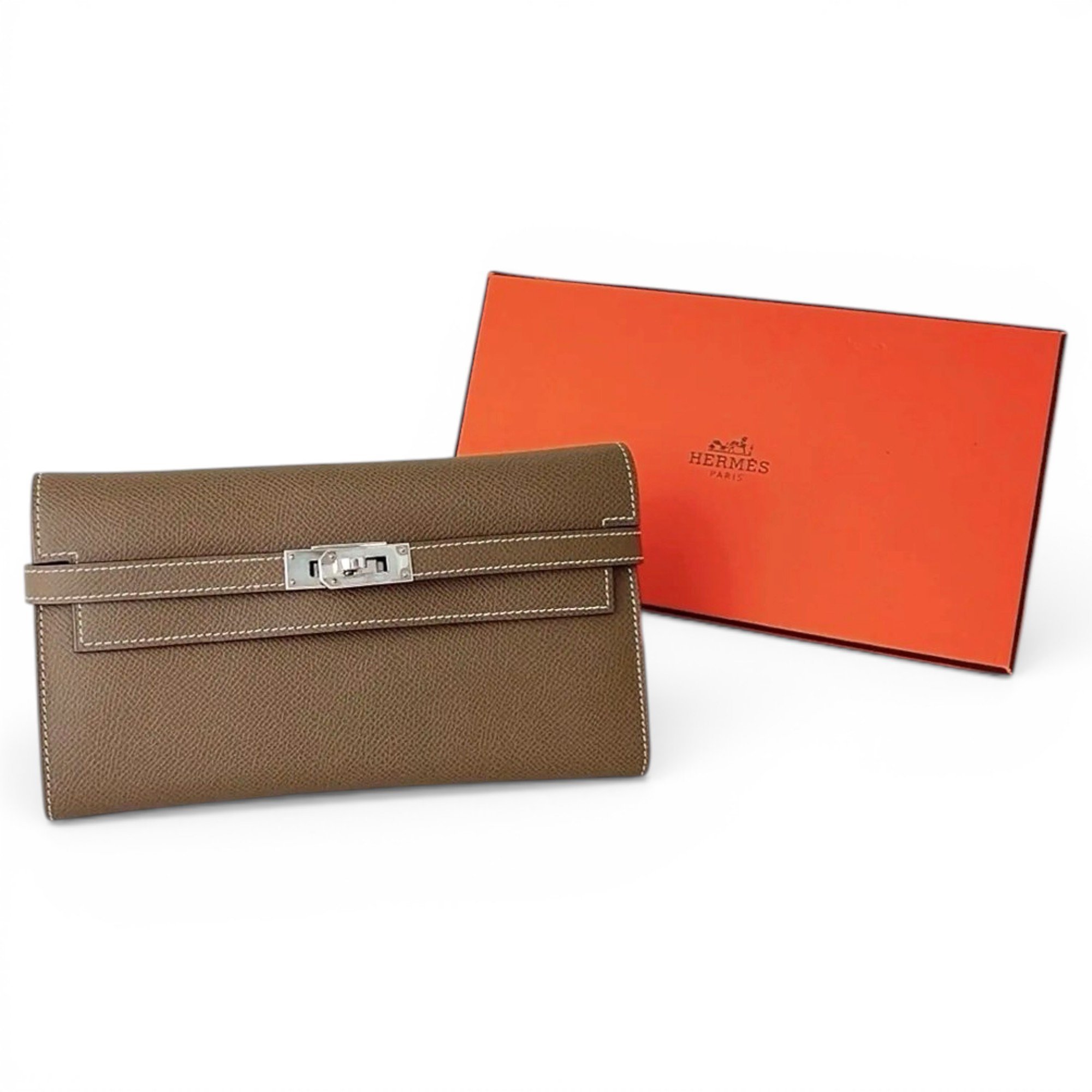 Hermes Kelly Handbag Natural Swift Leather