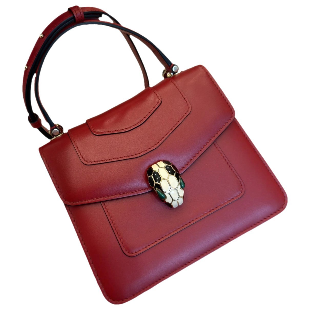 Serpenti leather crossbody bag