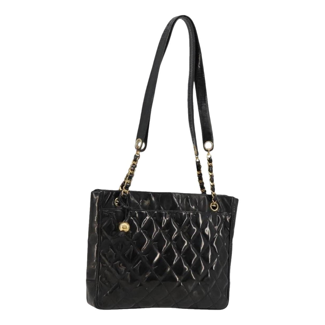 Patent leather tote