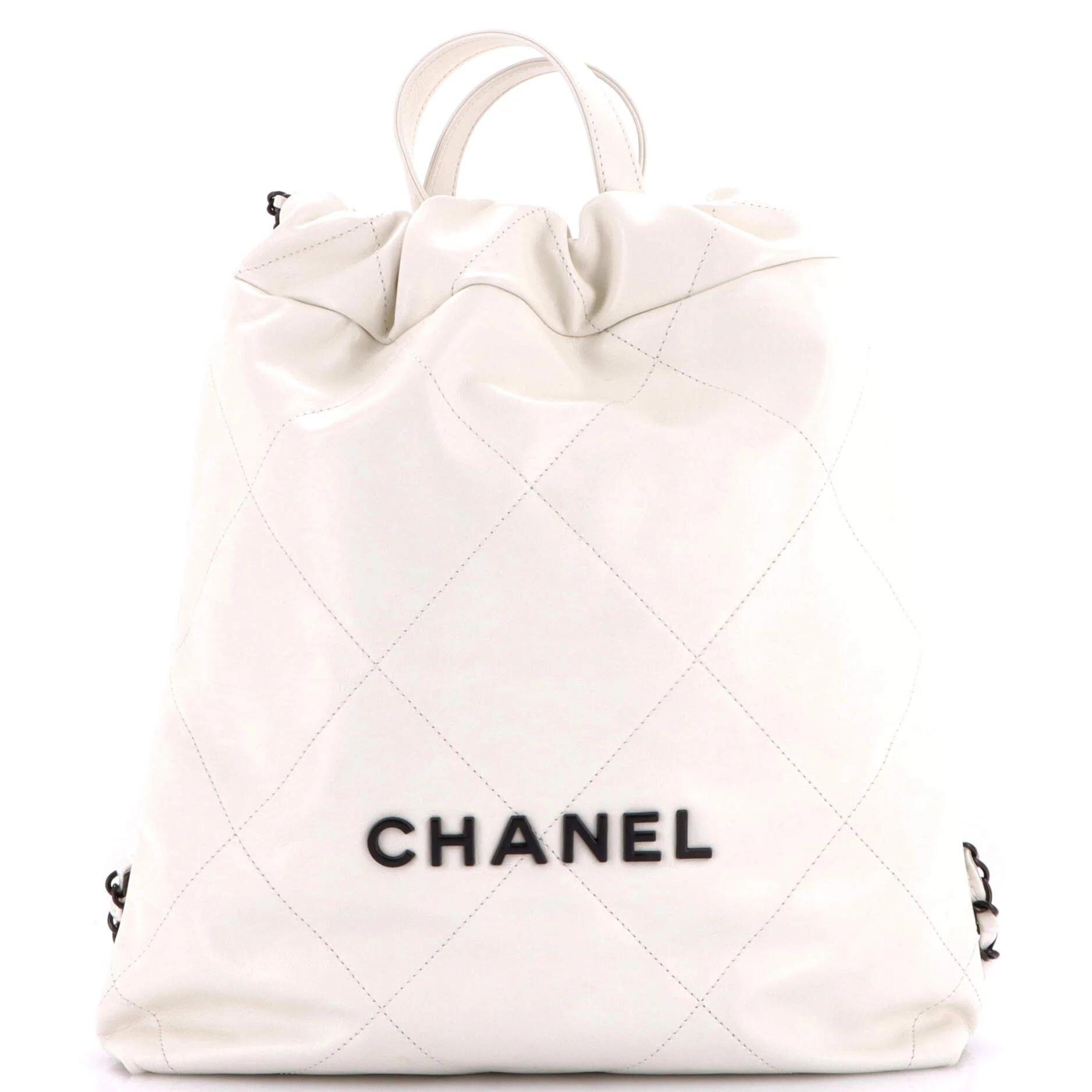 Leather backpack