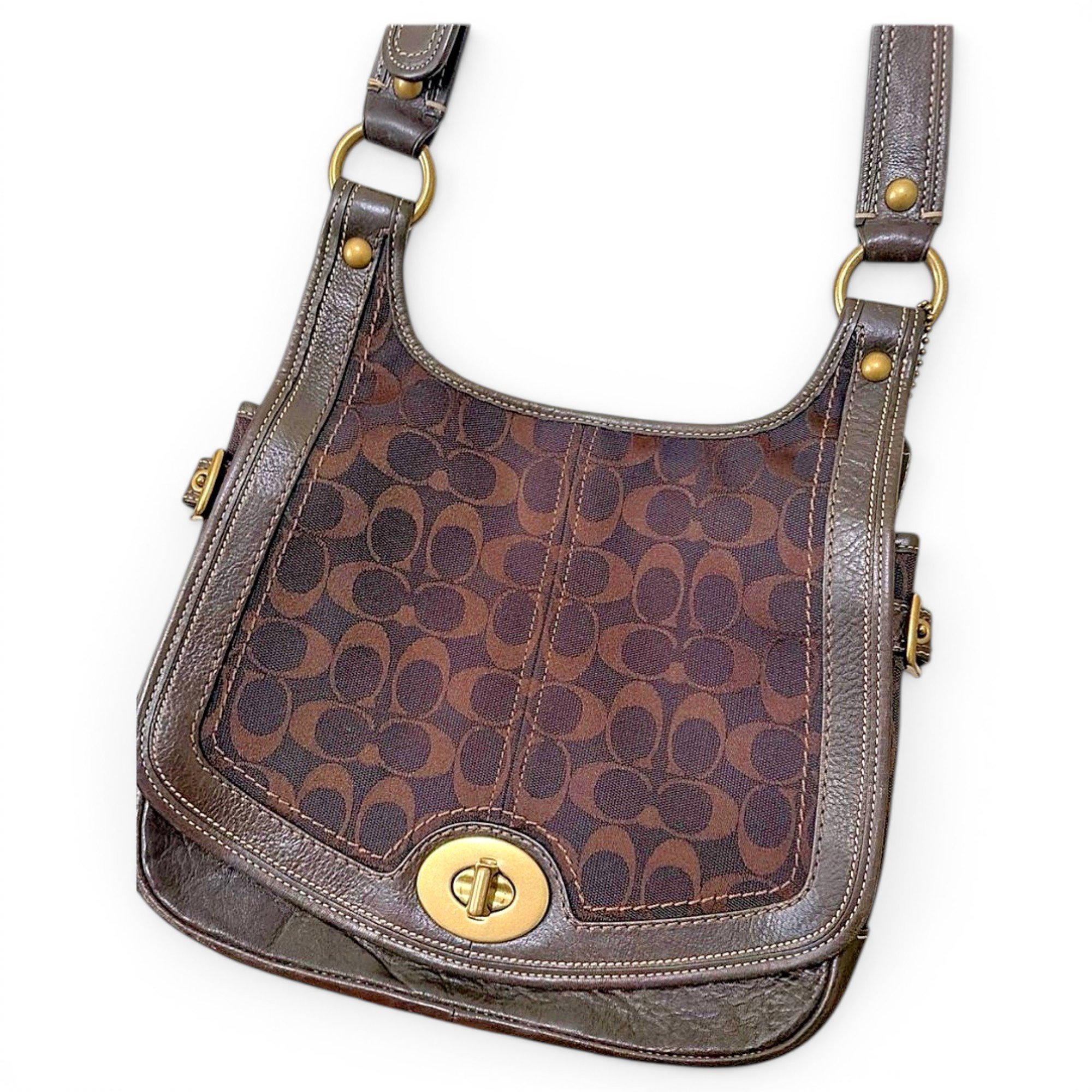 Leather crossbody bag
