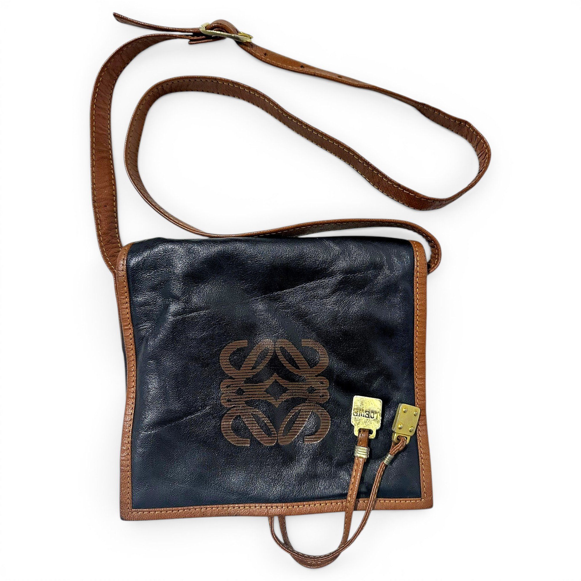Leather crossbody bag