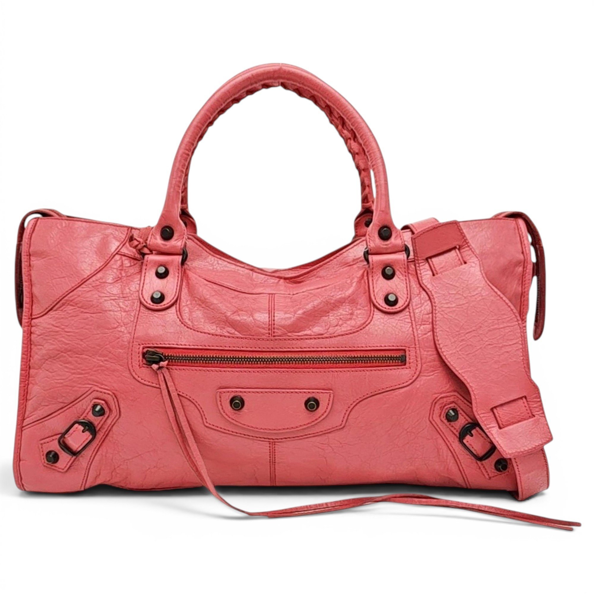 Leather handbag