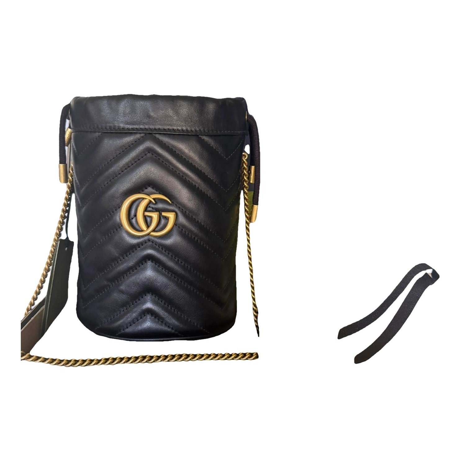 GG Marmont Bucket leather handbag