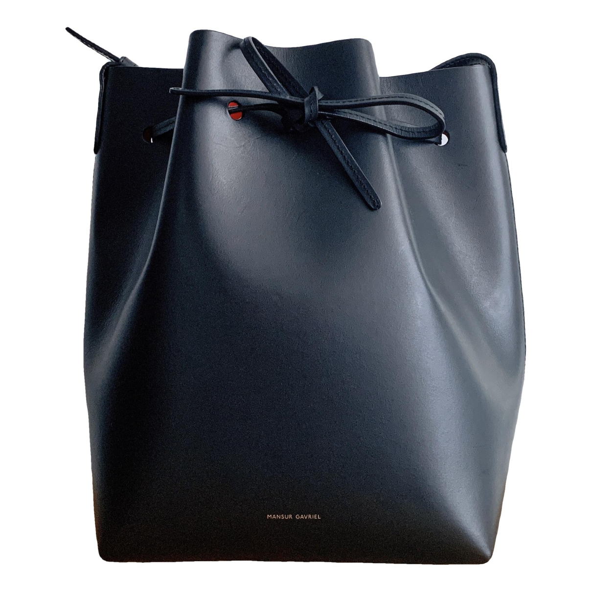 Mansur Gavriel Bucket leather handbag