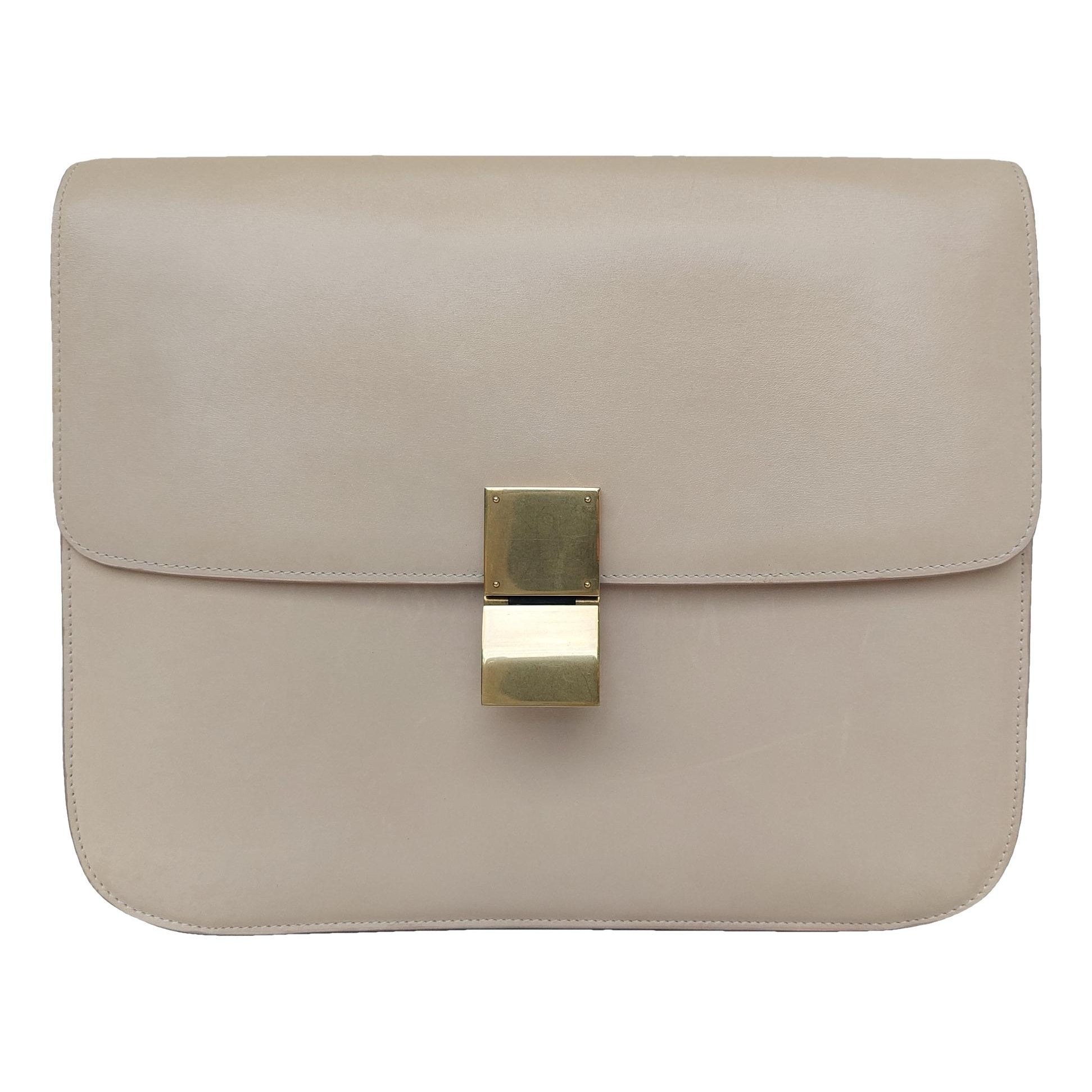 Classic leather crossbody bag