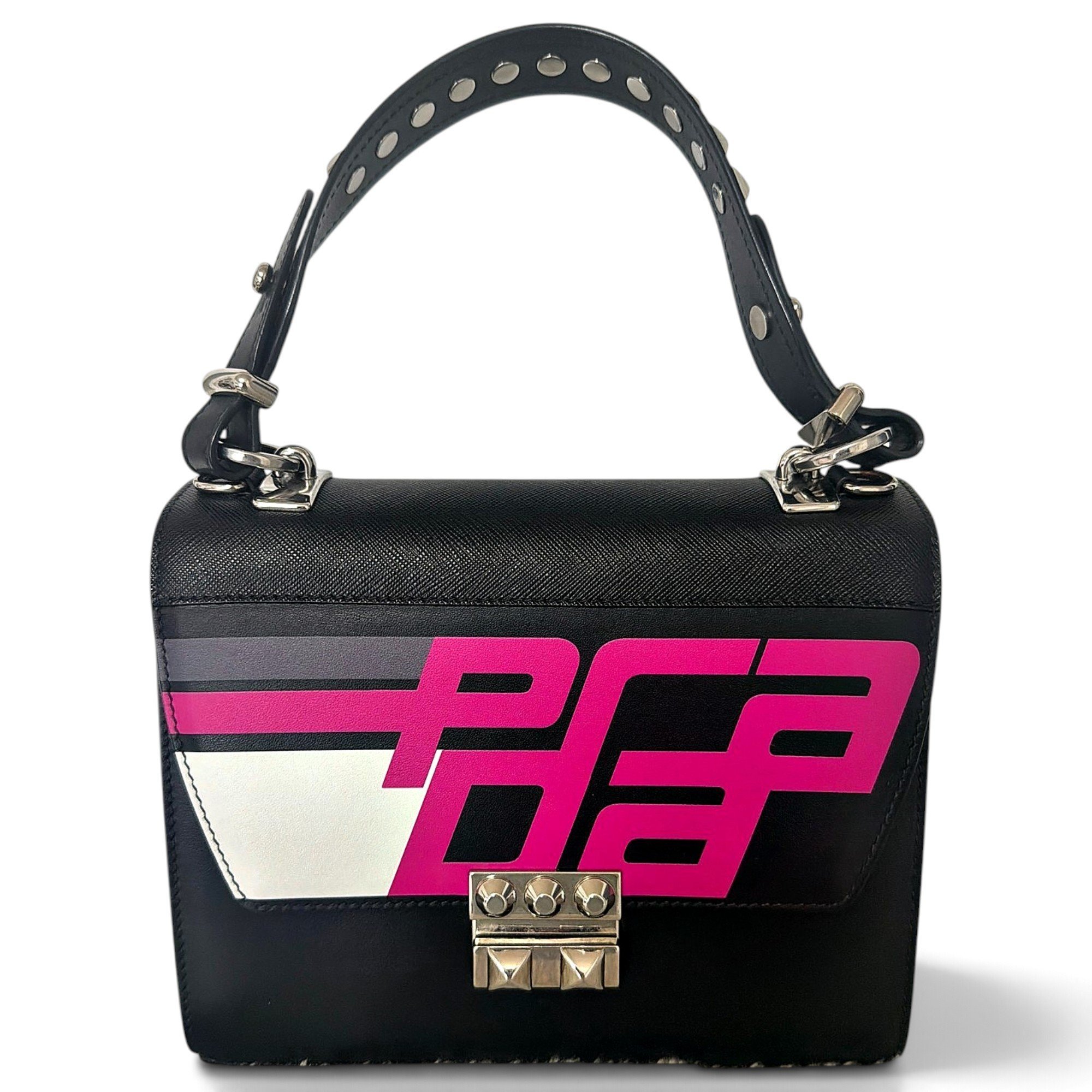 Elektra leather handbag