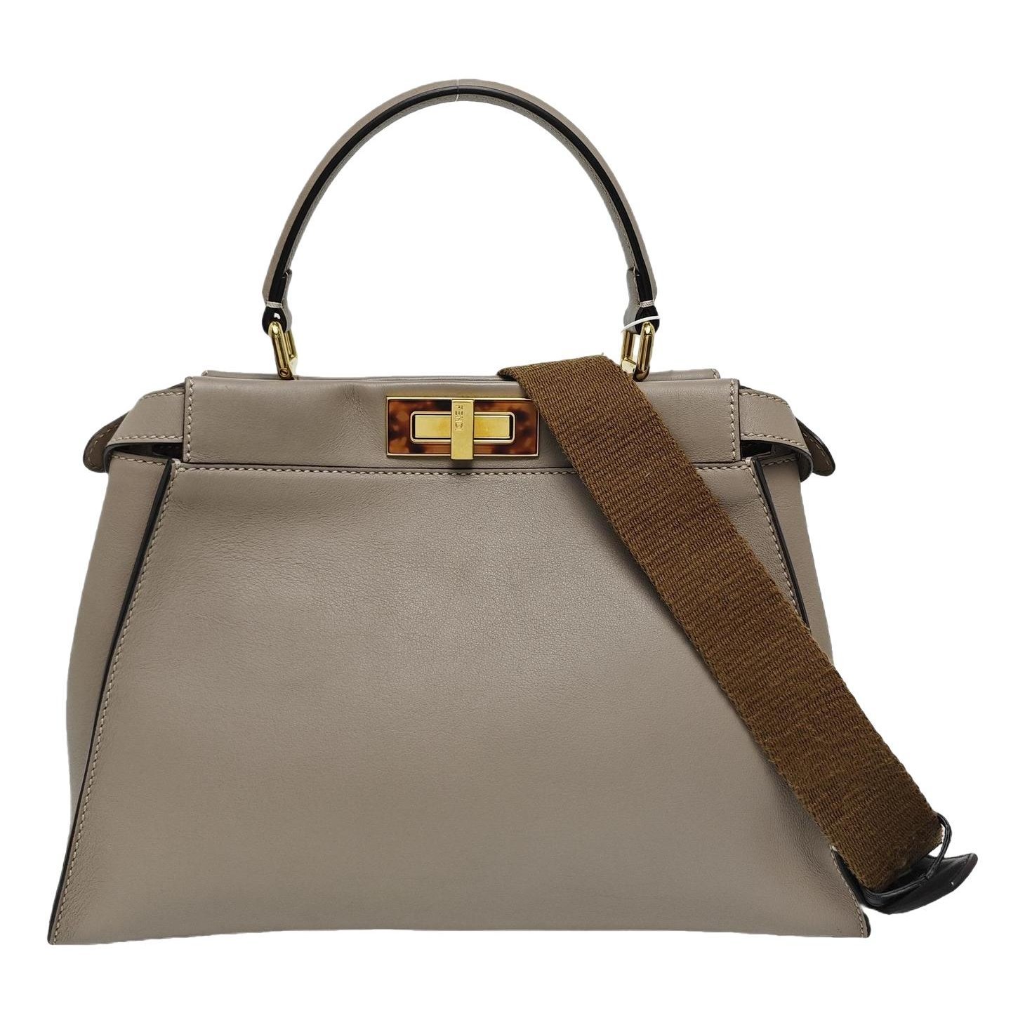 Peekaboo leather handbag