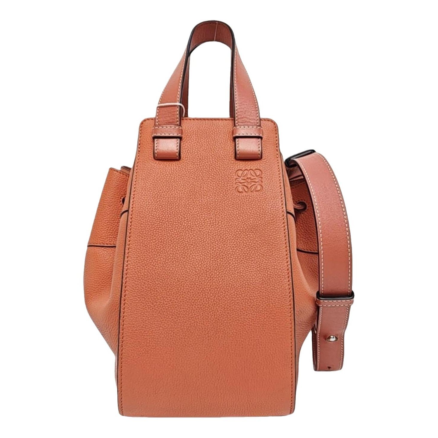 Hammock leather handbag