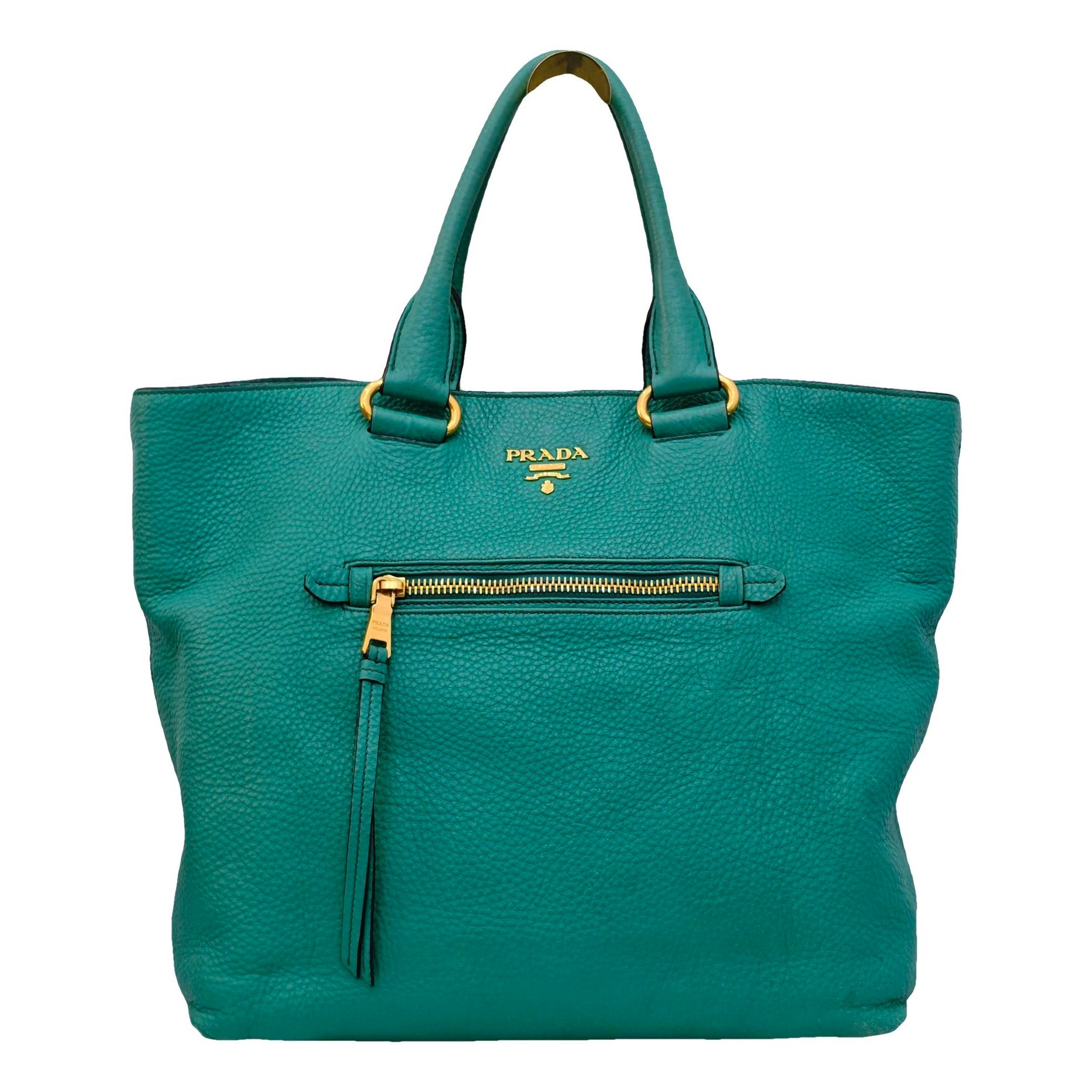 Leather tote