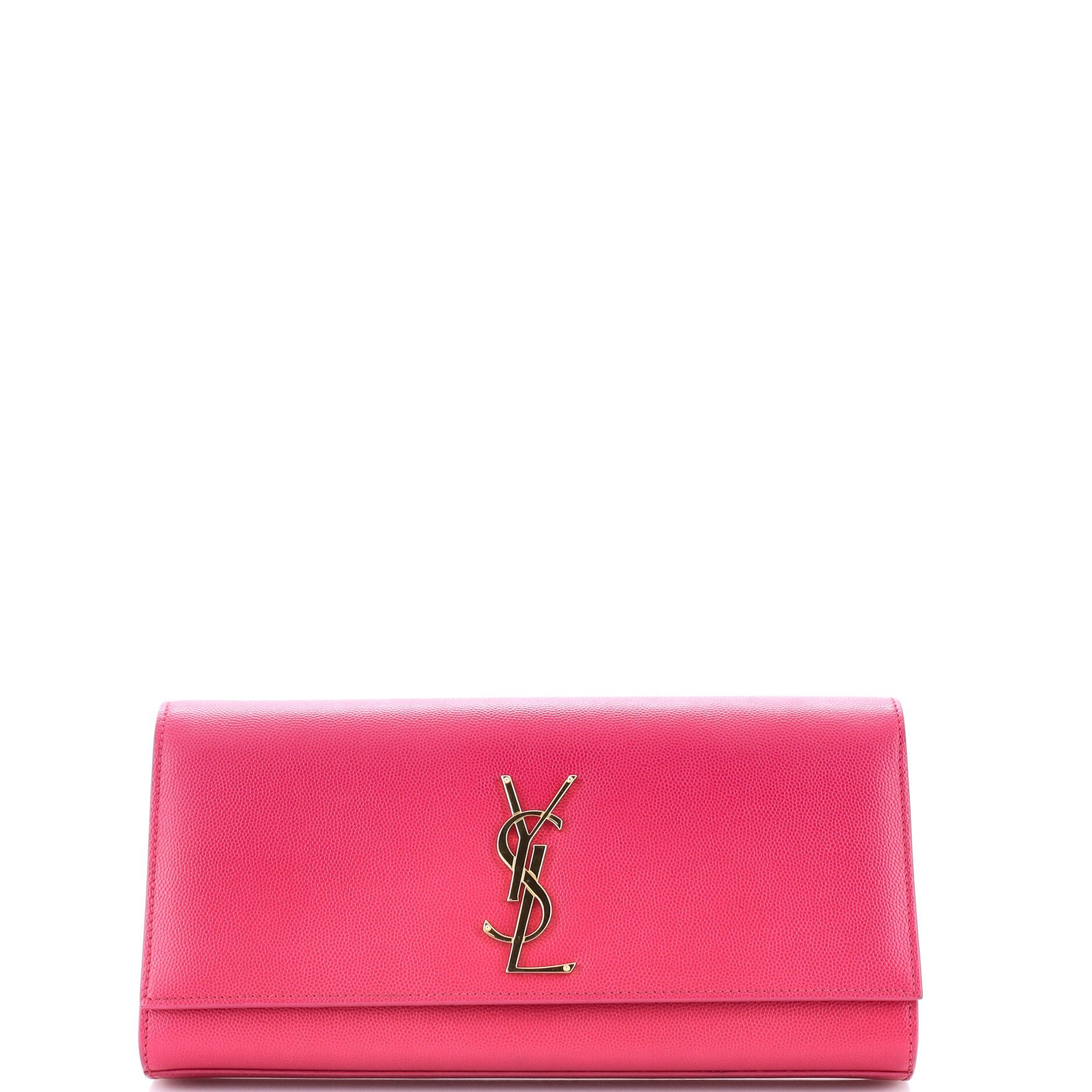 Classic Monogram Clutch Leather Long