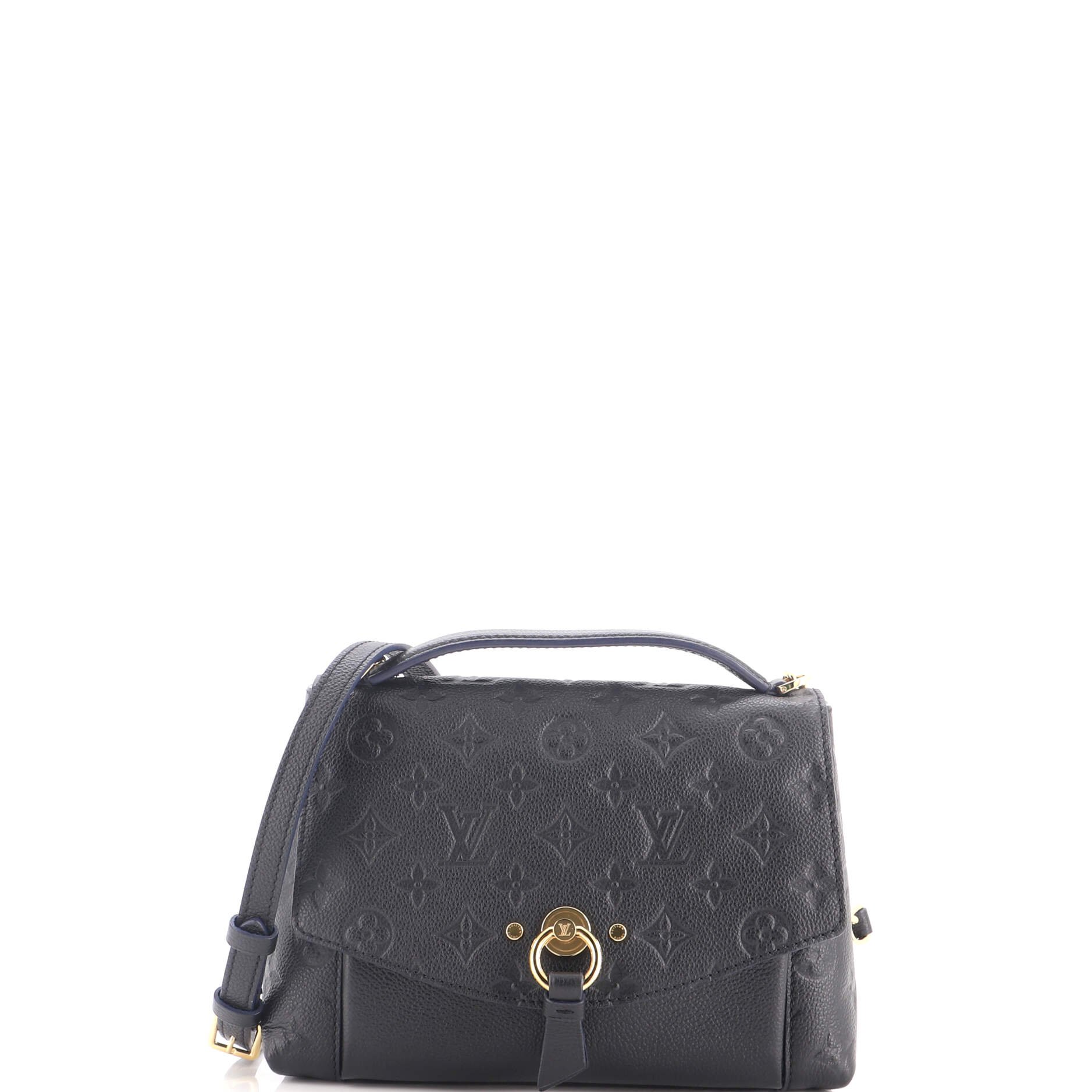 Louis Vuitton Blanche Handbag Monogram Empreinte Leather BB