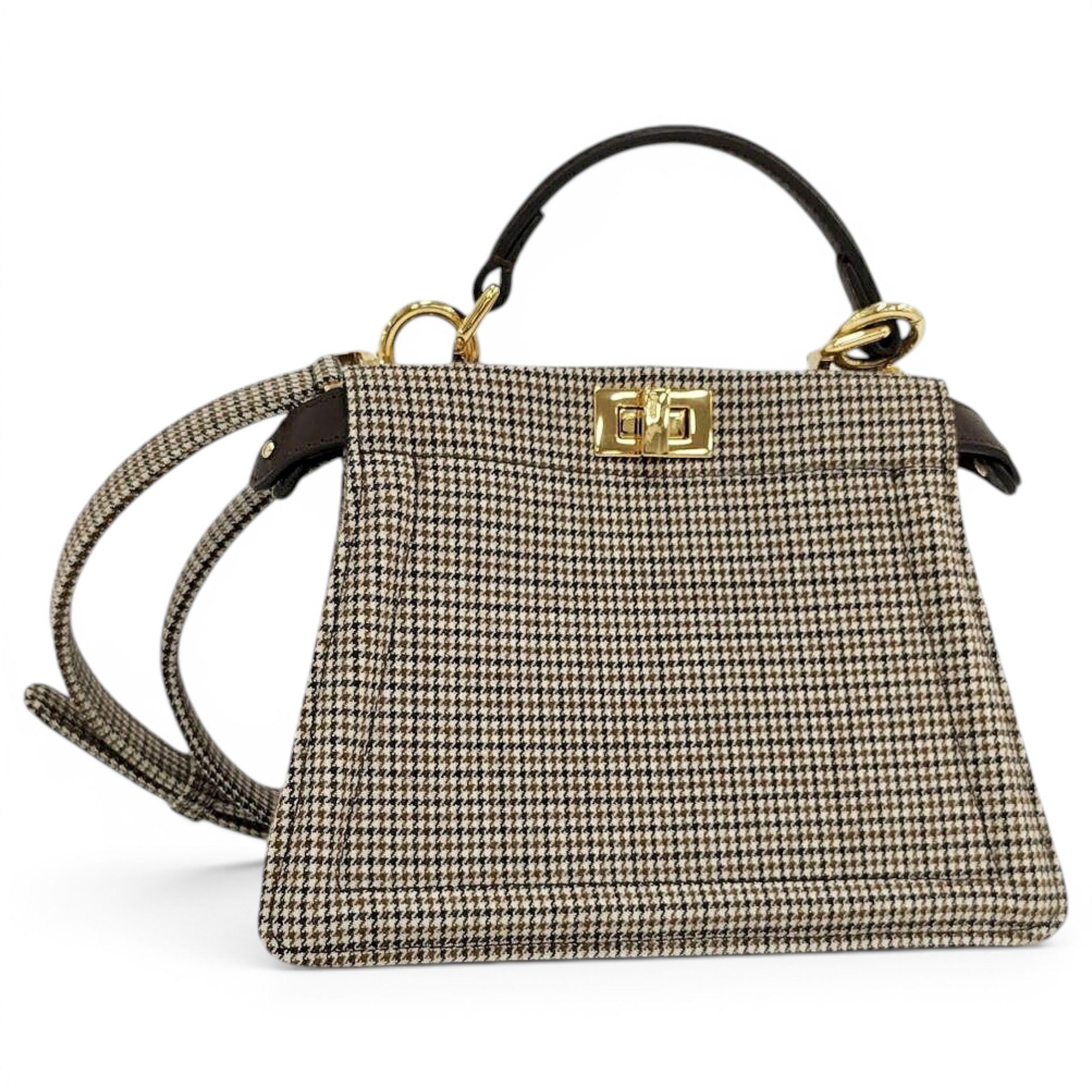 Peekaboo leather handbag