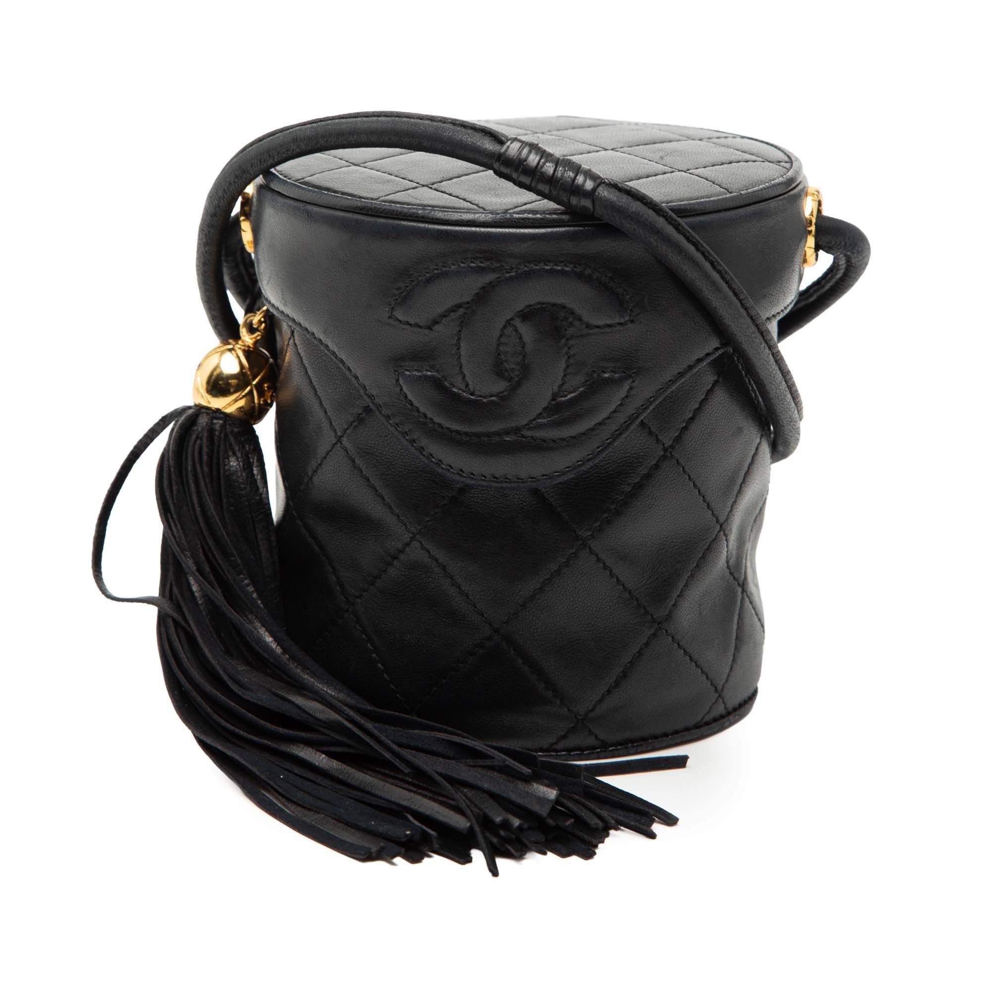 Leather vanity case