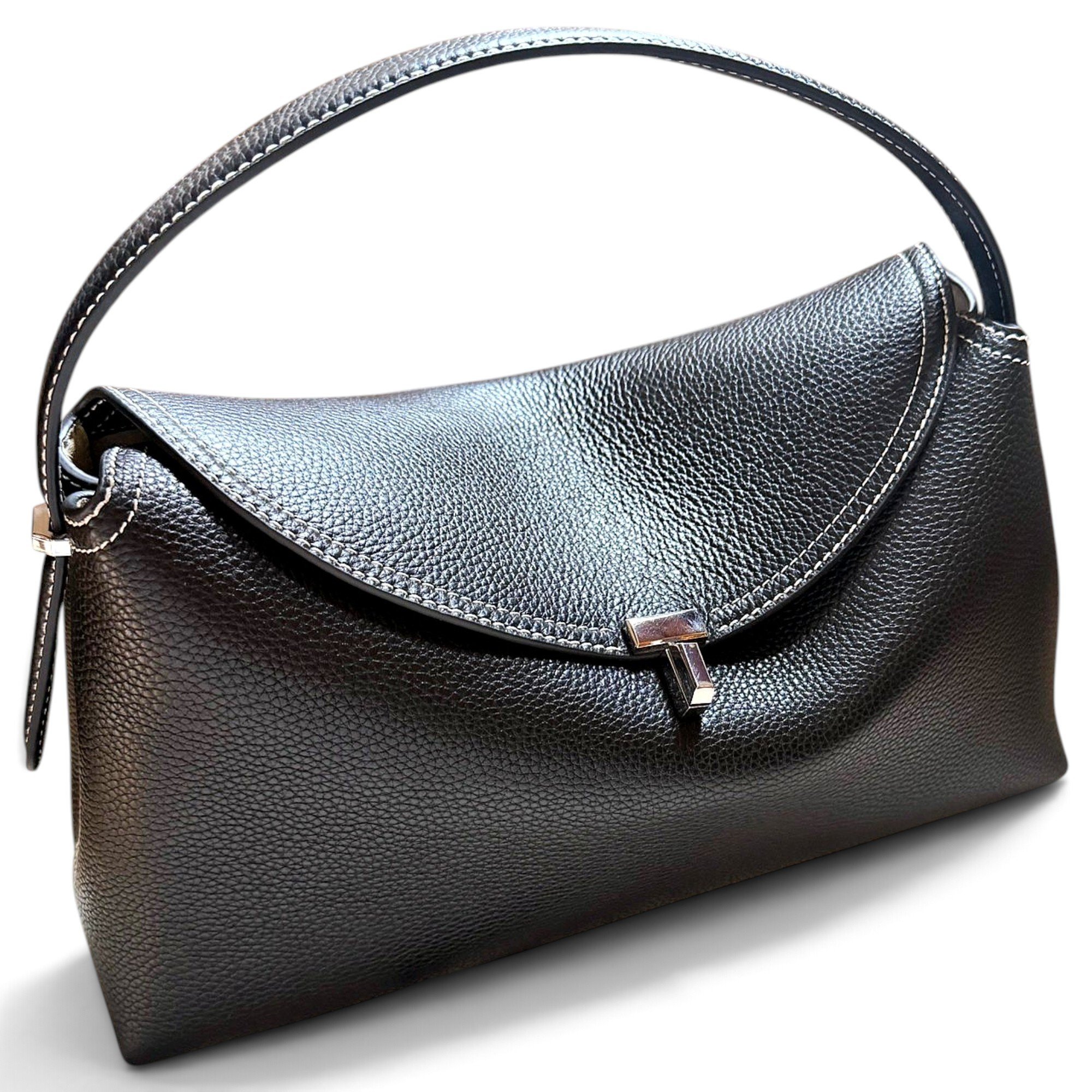 T-Lock leather handbag