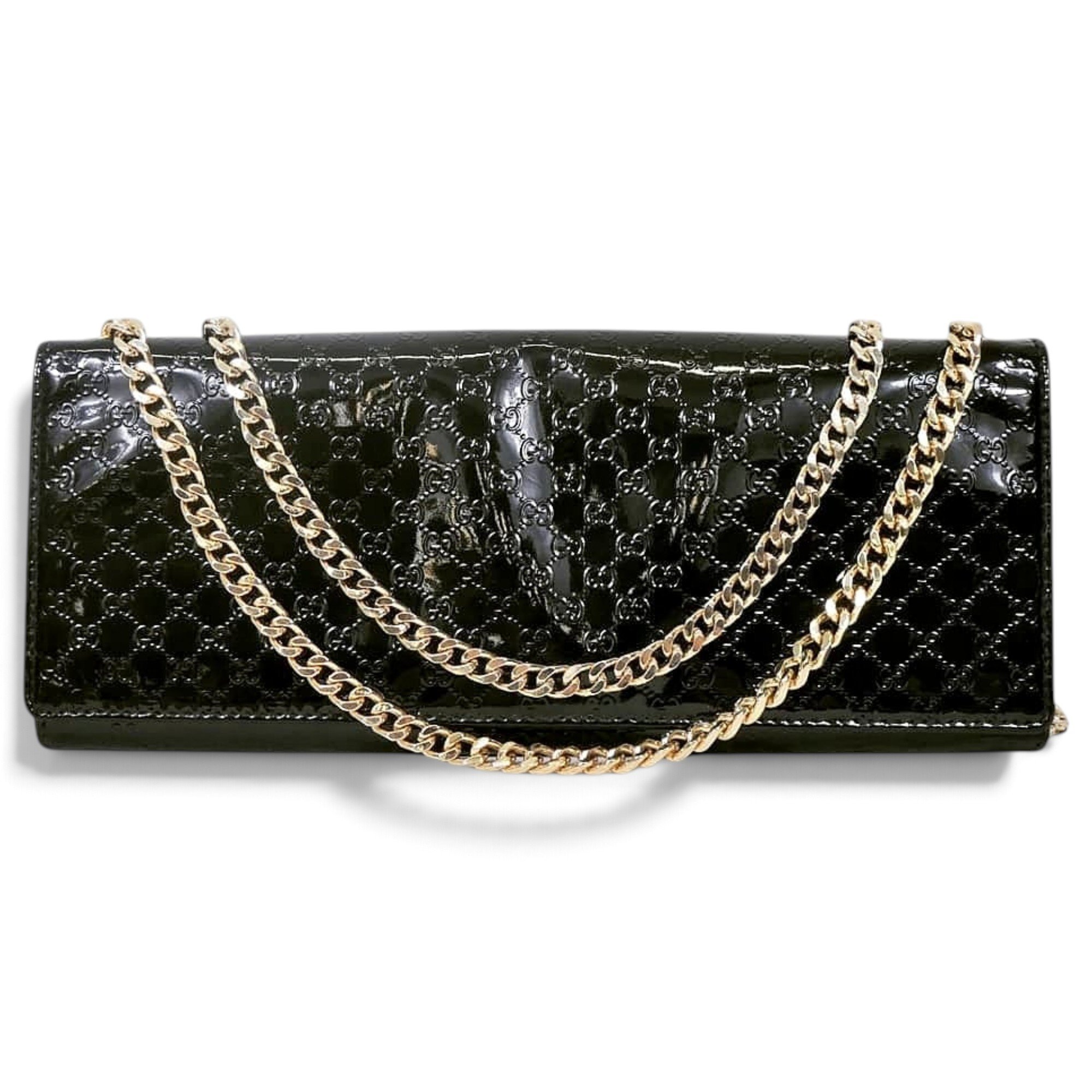 Patent leather crossbody bag