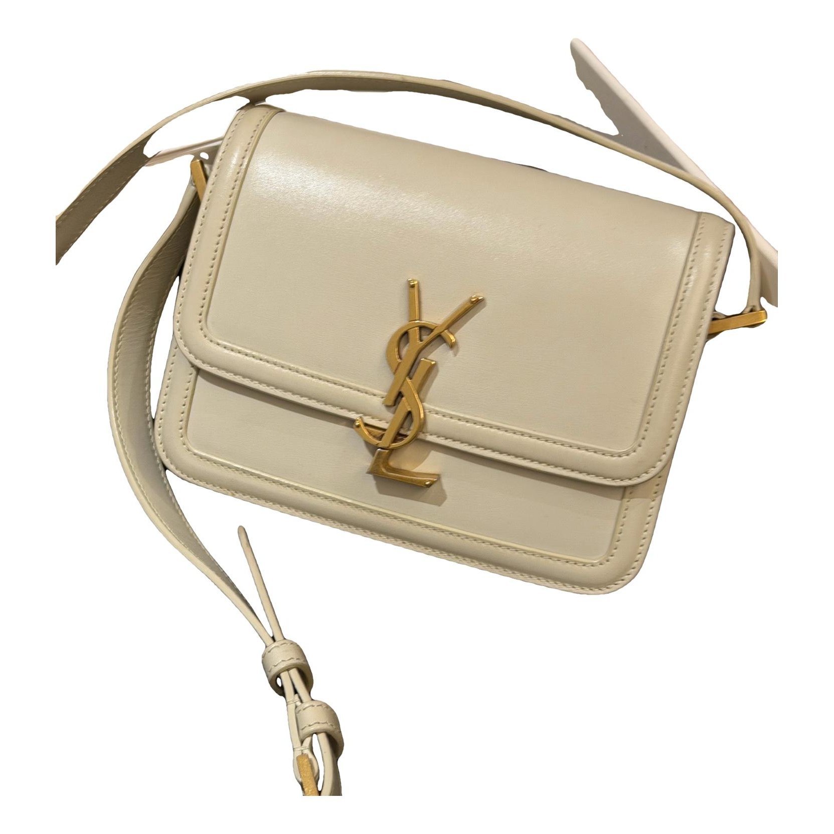 Solférino leather handbag