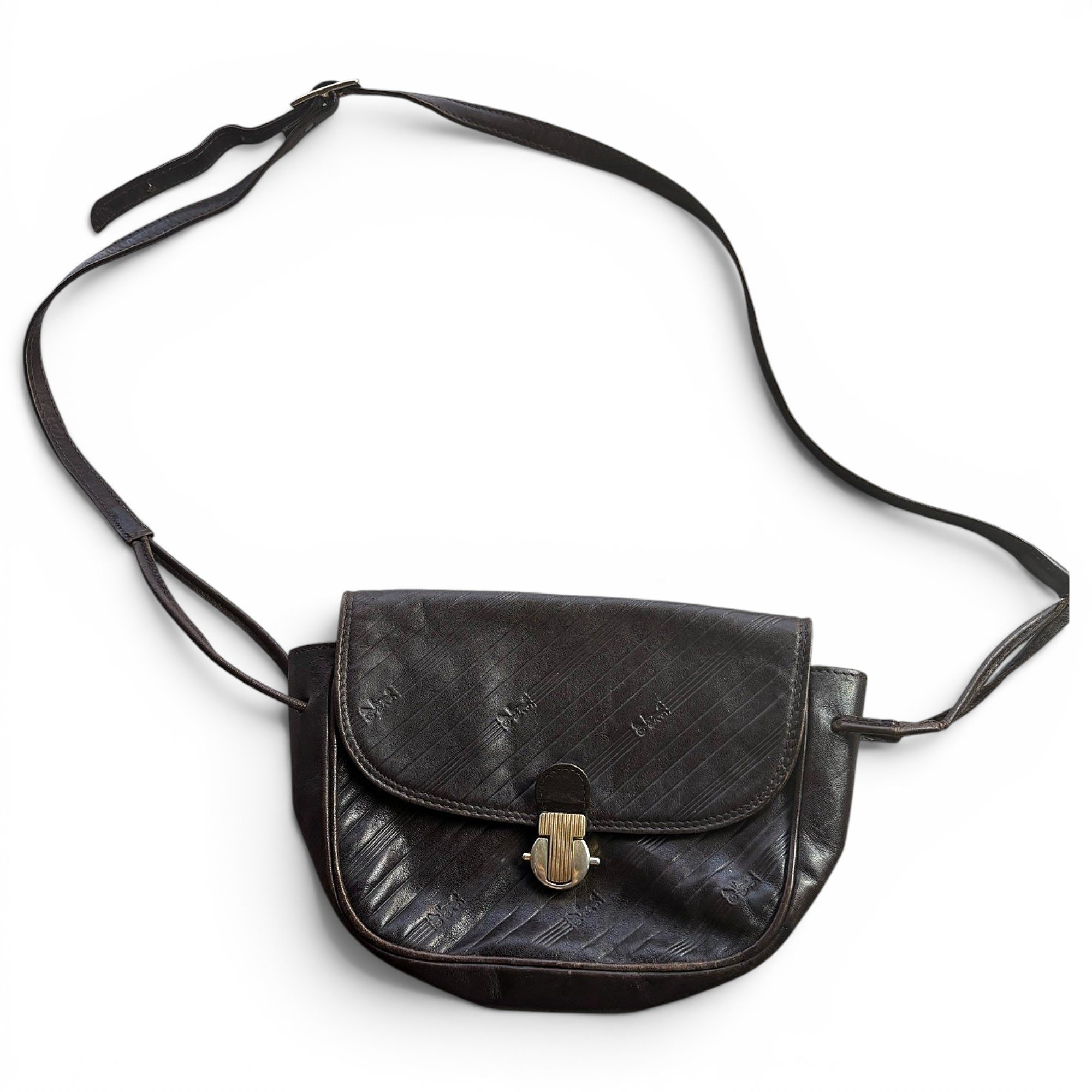 Leather crossbody bag