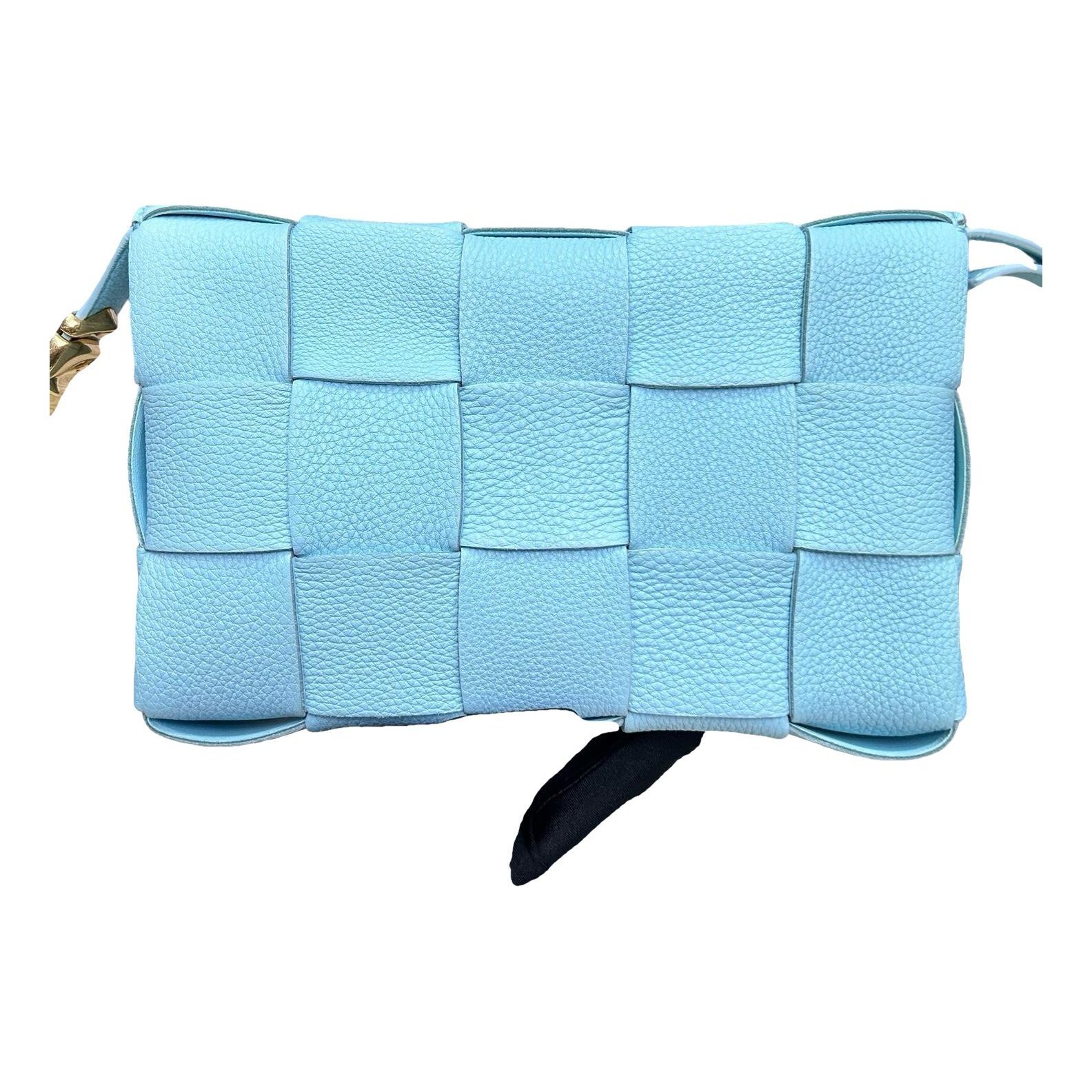 Cassette leather handbag