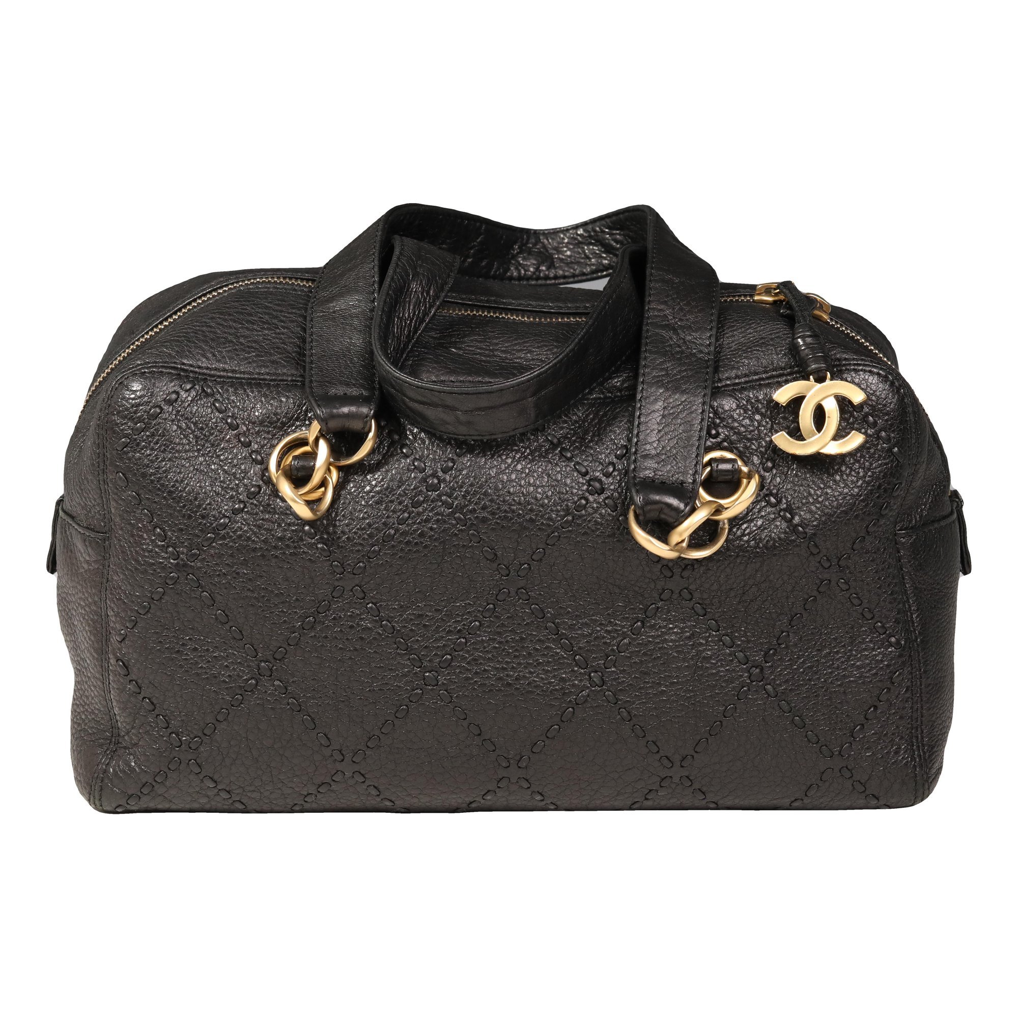 Bowling Bag leather handbag